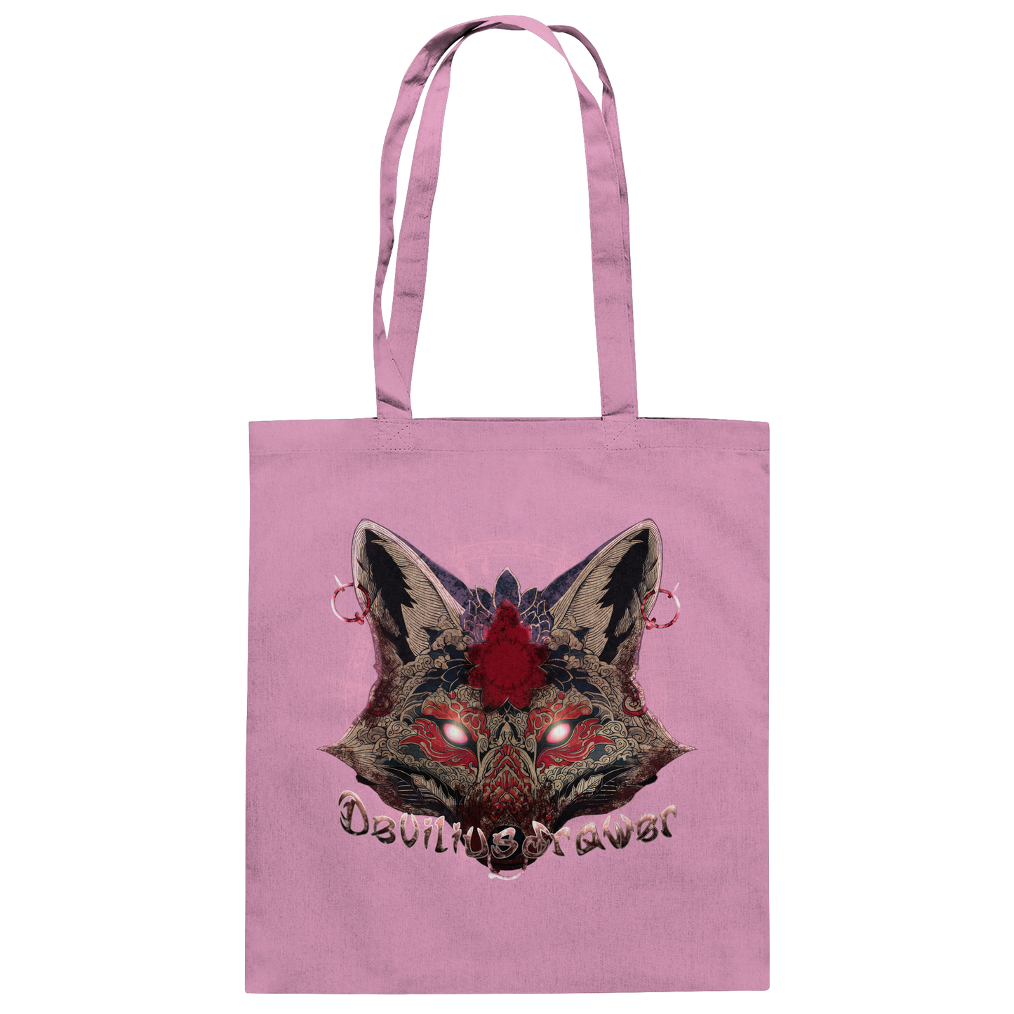 Deviliusdrawer Demon Kitsune - Baumwolltasche