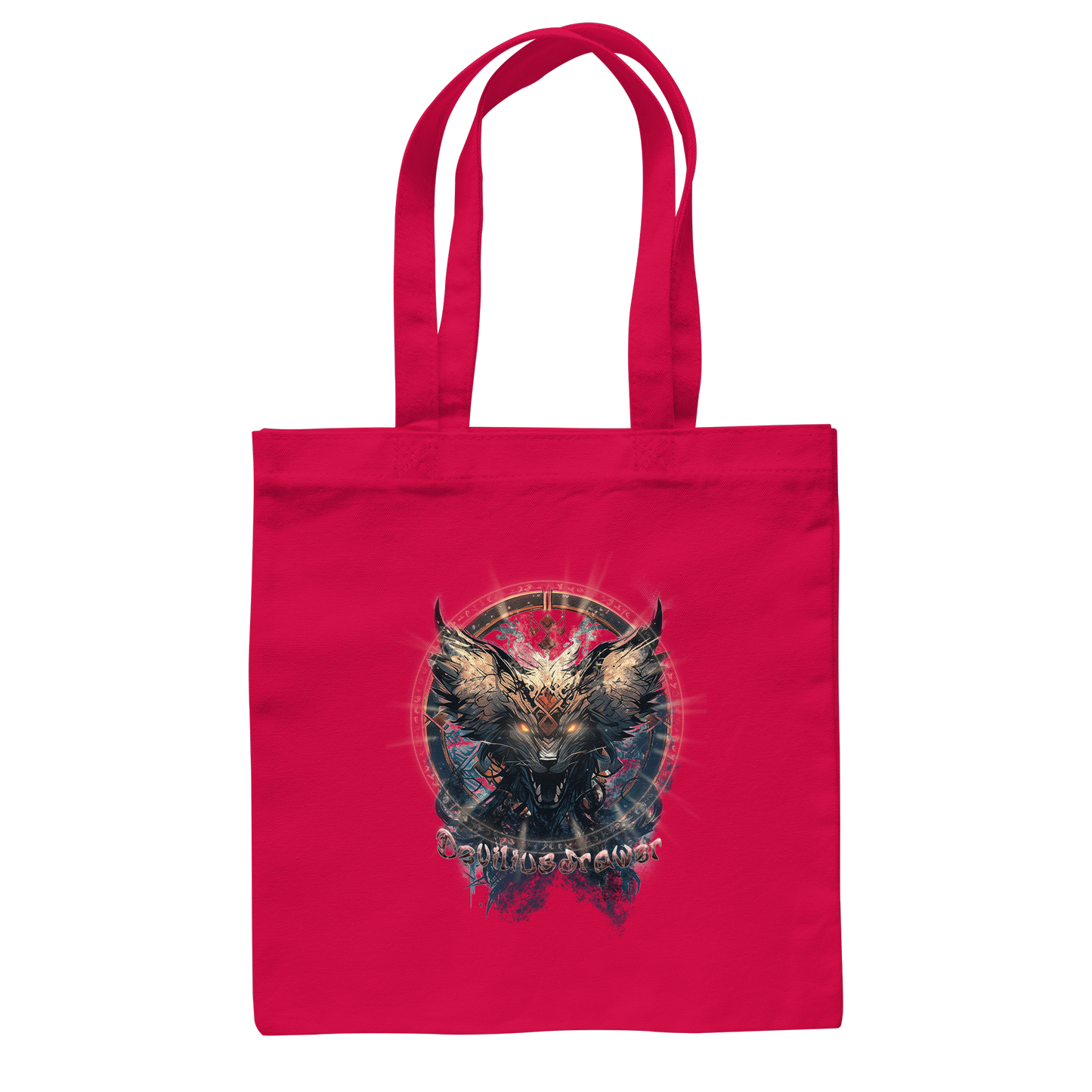 Deviliusdrawer Dark Magic Wolf - Baumwolltasche