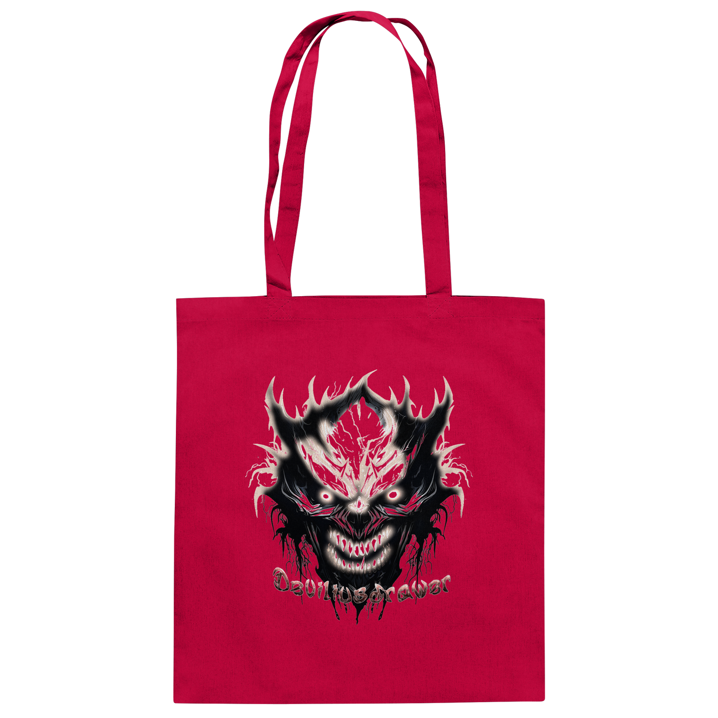 Deviliusdrawer Crazy Glow Devil - Baumwolltasche
