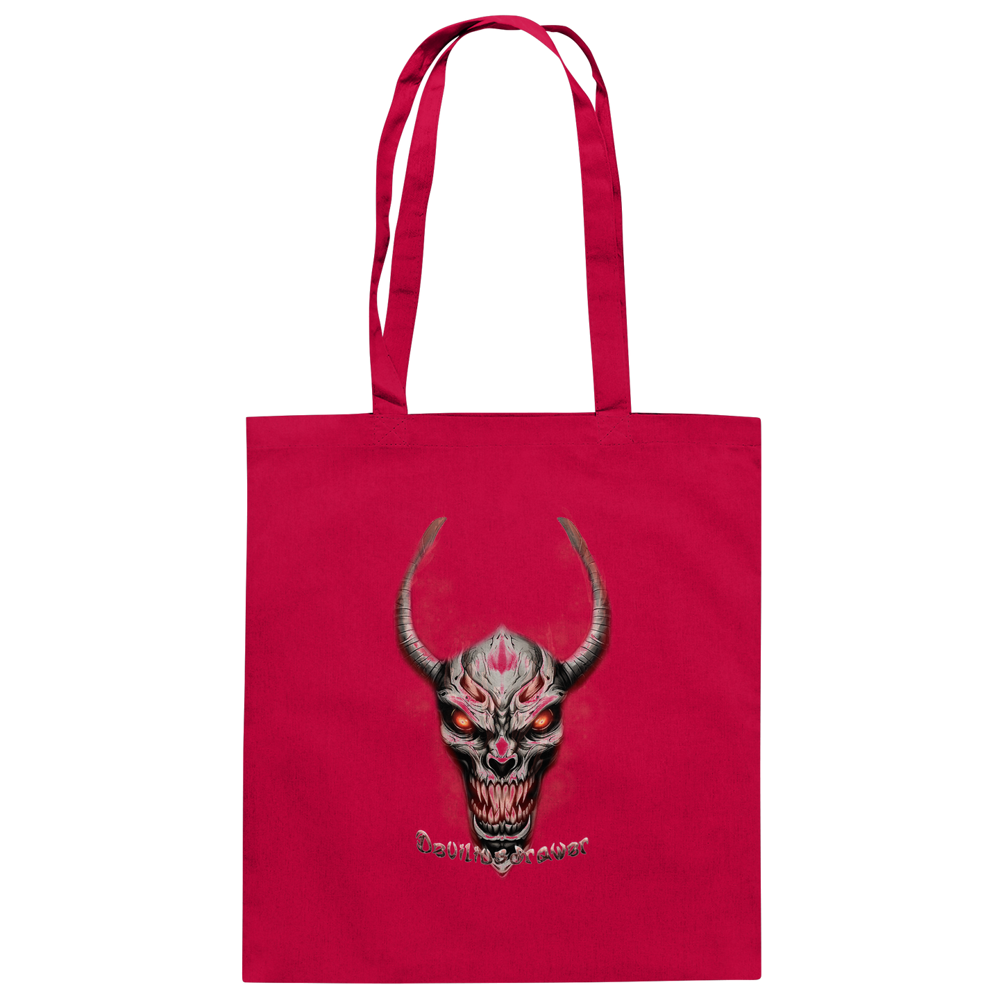 Deviliusdrawer Red Eyed Skeleton - Baumwolltasche