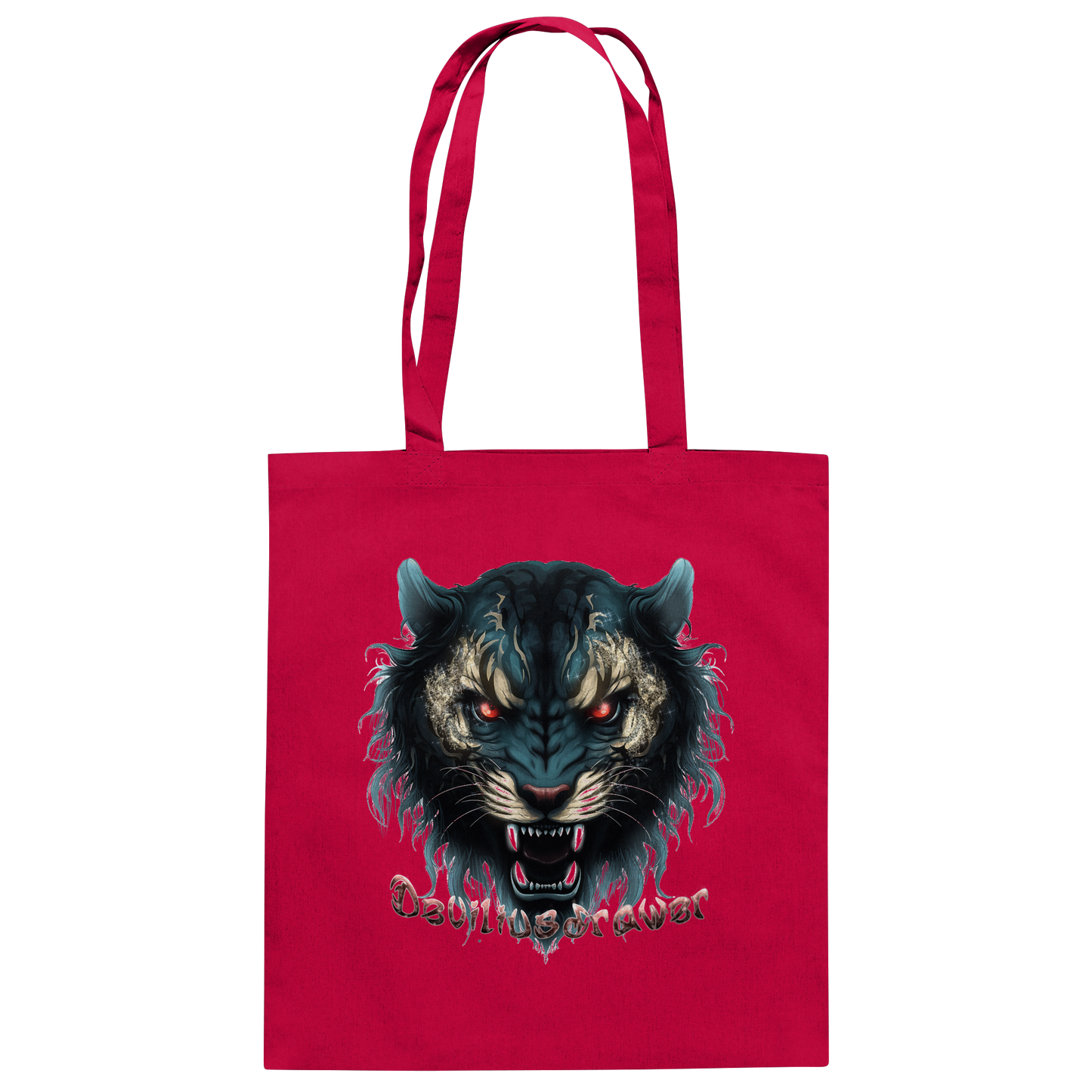 Deviliusdrawer Tigercat - Baumwolltasche