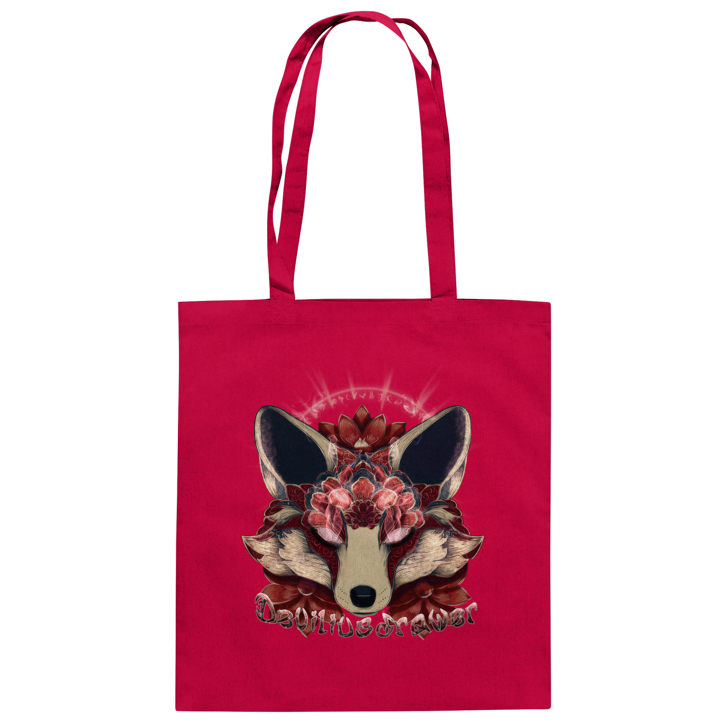 Deviliusdrawer Fire Kitsune - Baumwolltasche