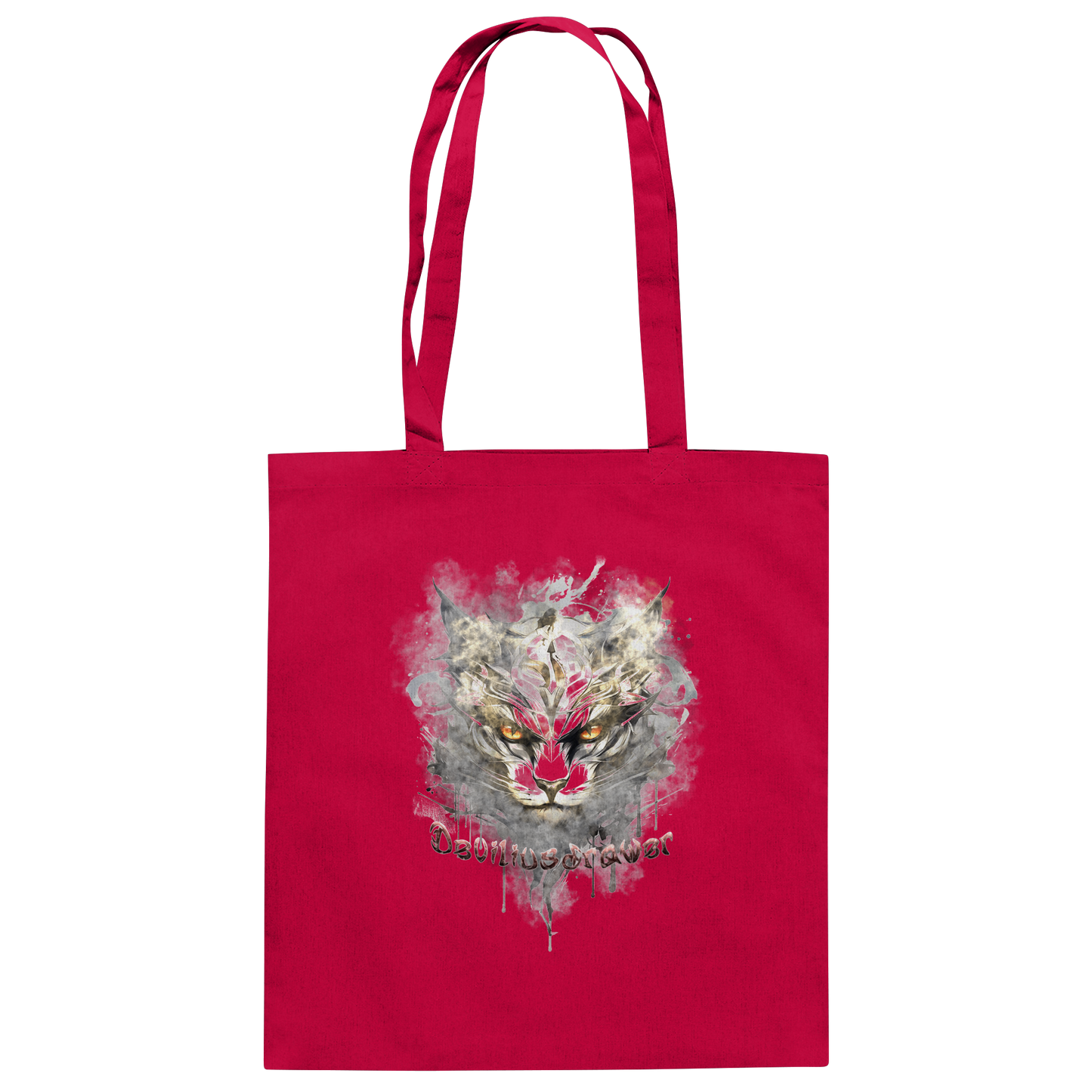 Deviliusdrawer White Catgod - Baumwolltasche