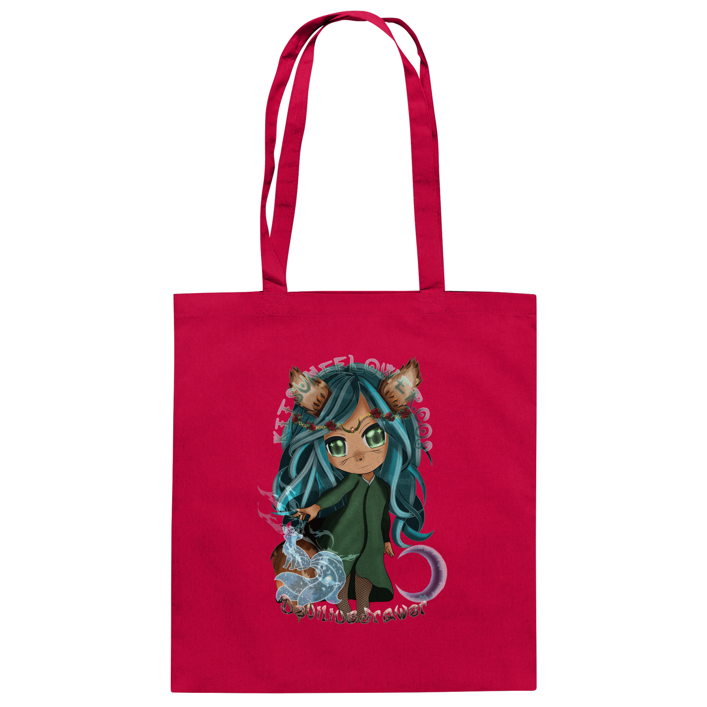 Deviliusdrawer Kitsuneflower - Baumwolltasche