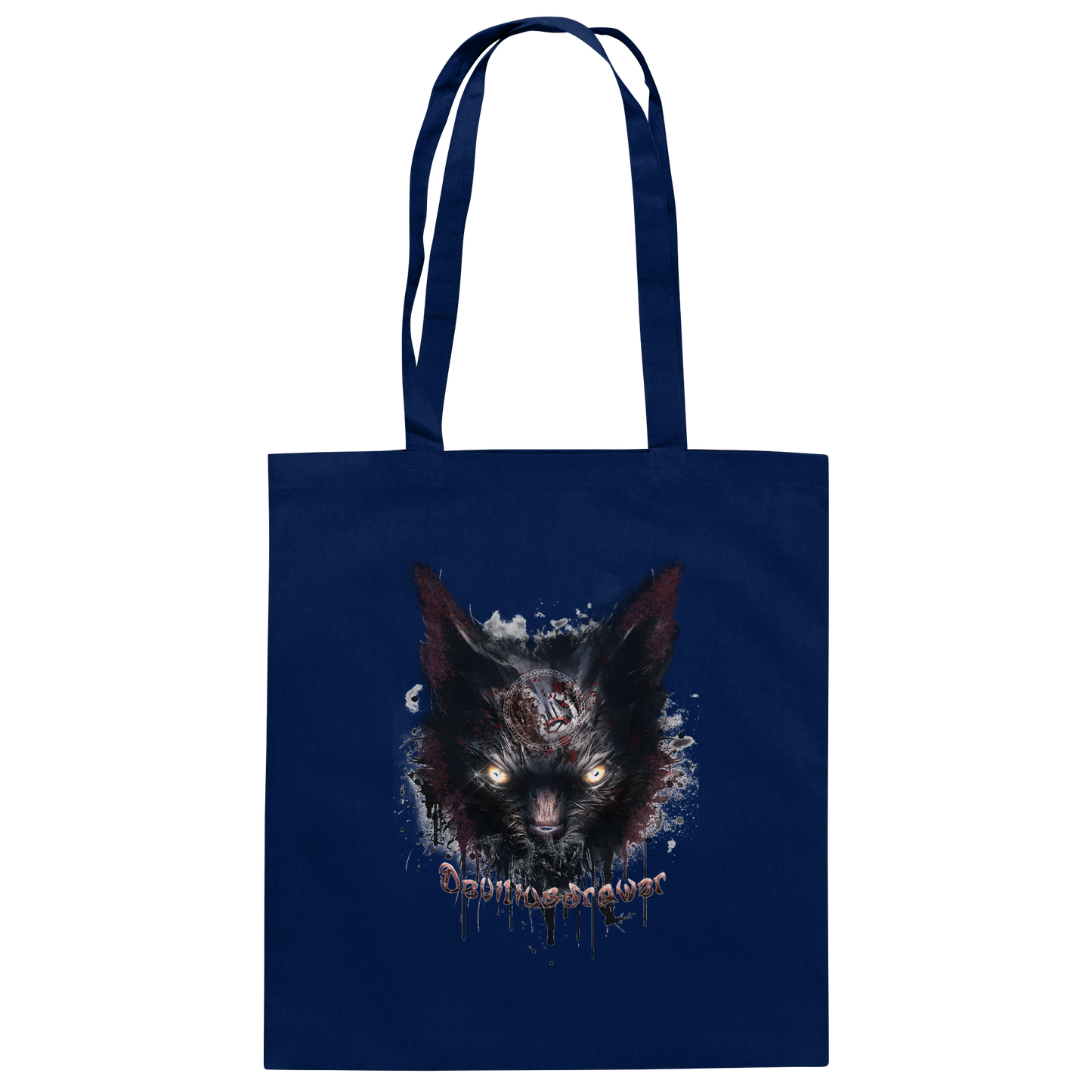 Deviliusdrawer Zombie Cat - Baumwolltasche