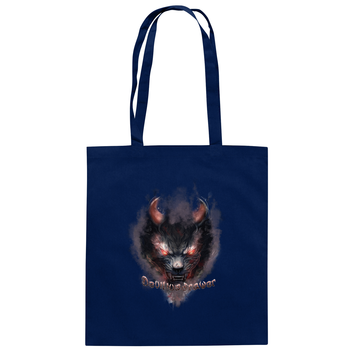 Deviliusdrawer Red Smoked Cat - Baumwolltasche