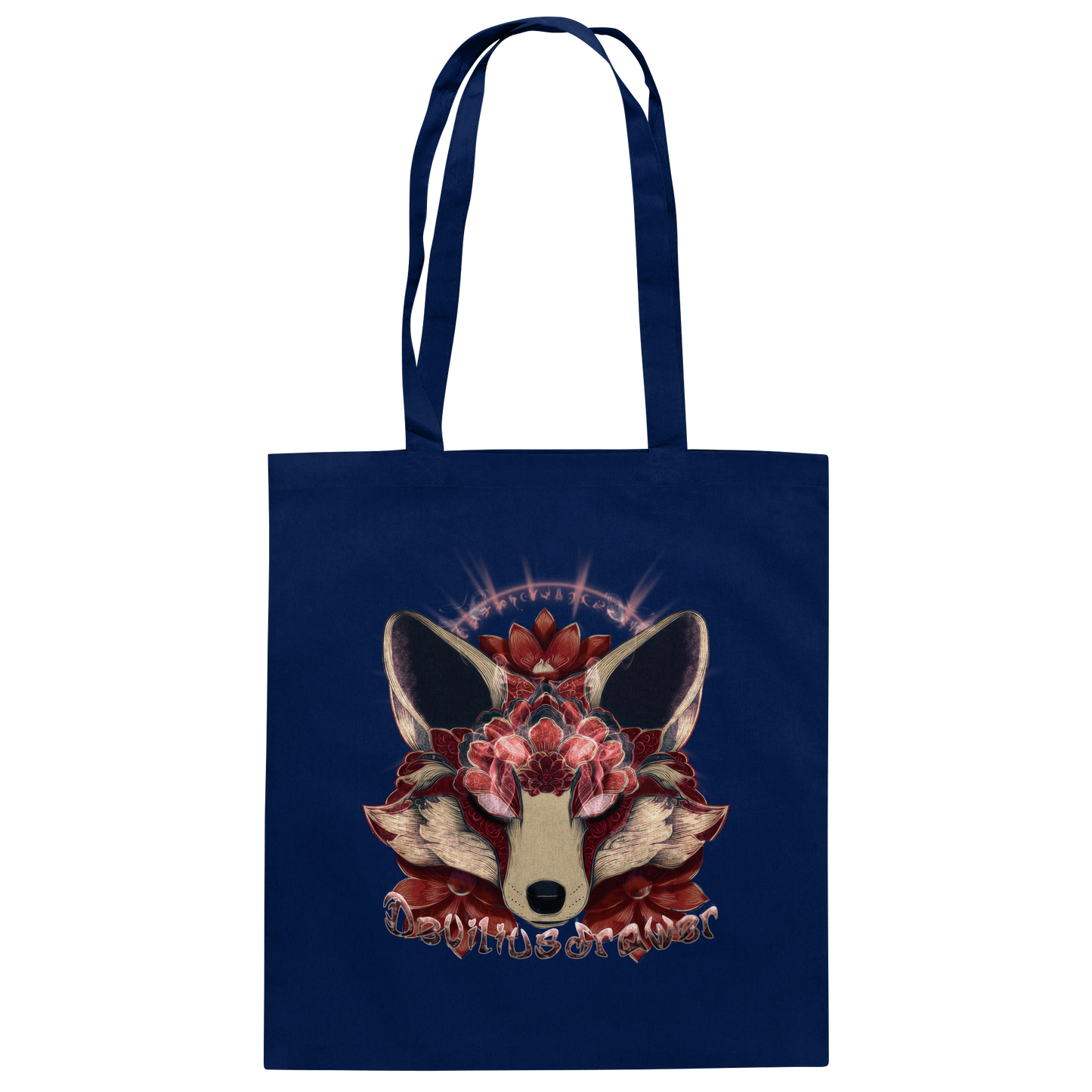 Deviliusdrawer Fire Kitsune - Baumwolltasche