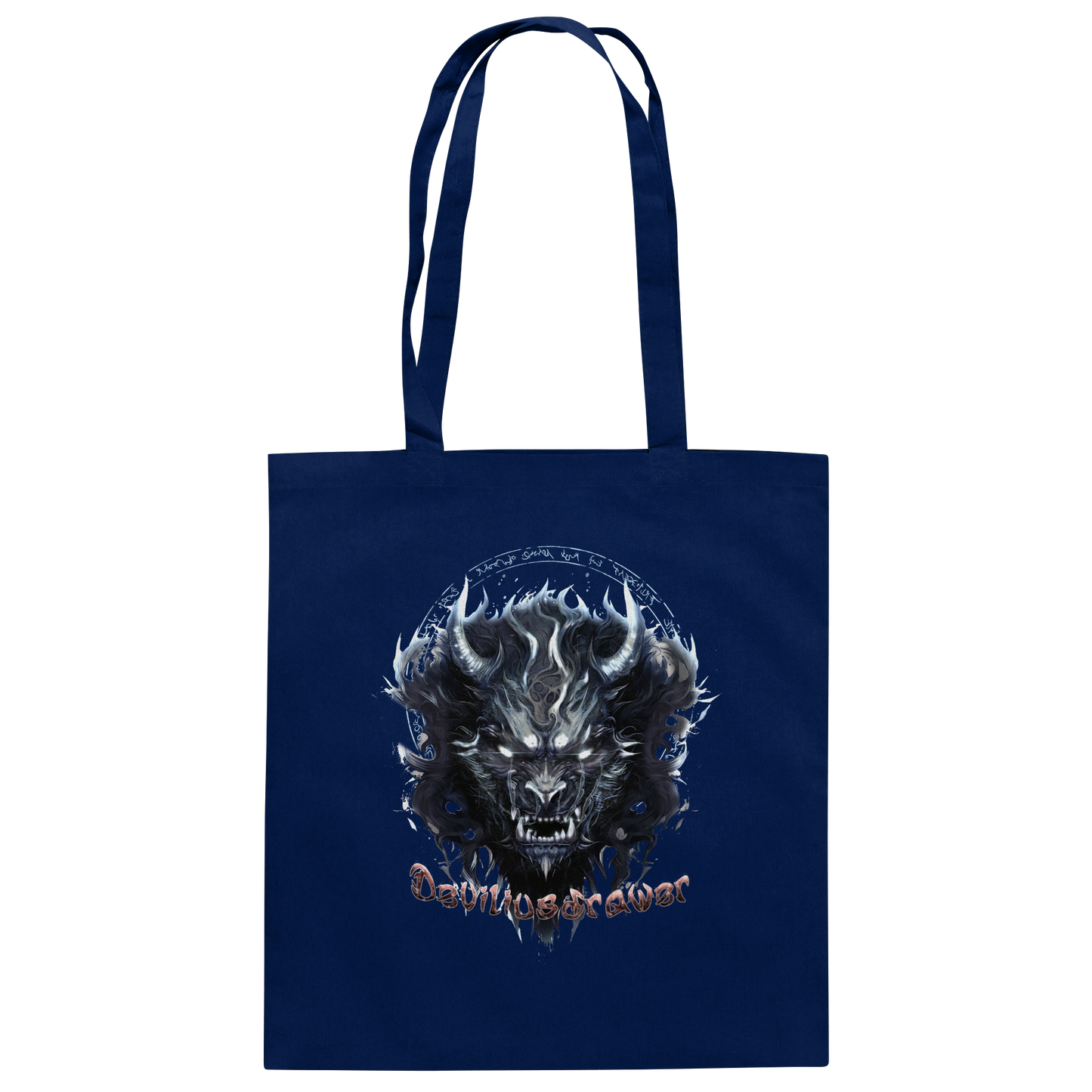Deviliusdrawer Dark Wolf Mask - Baumwolltasche