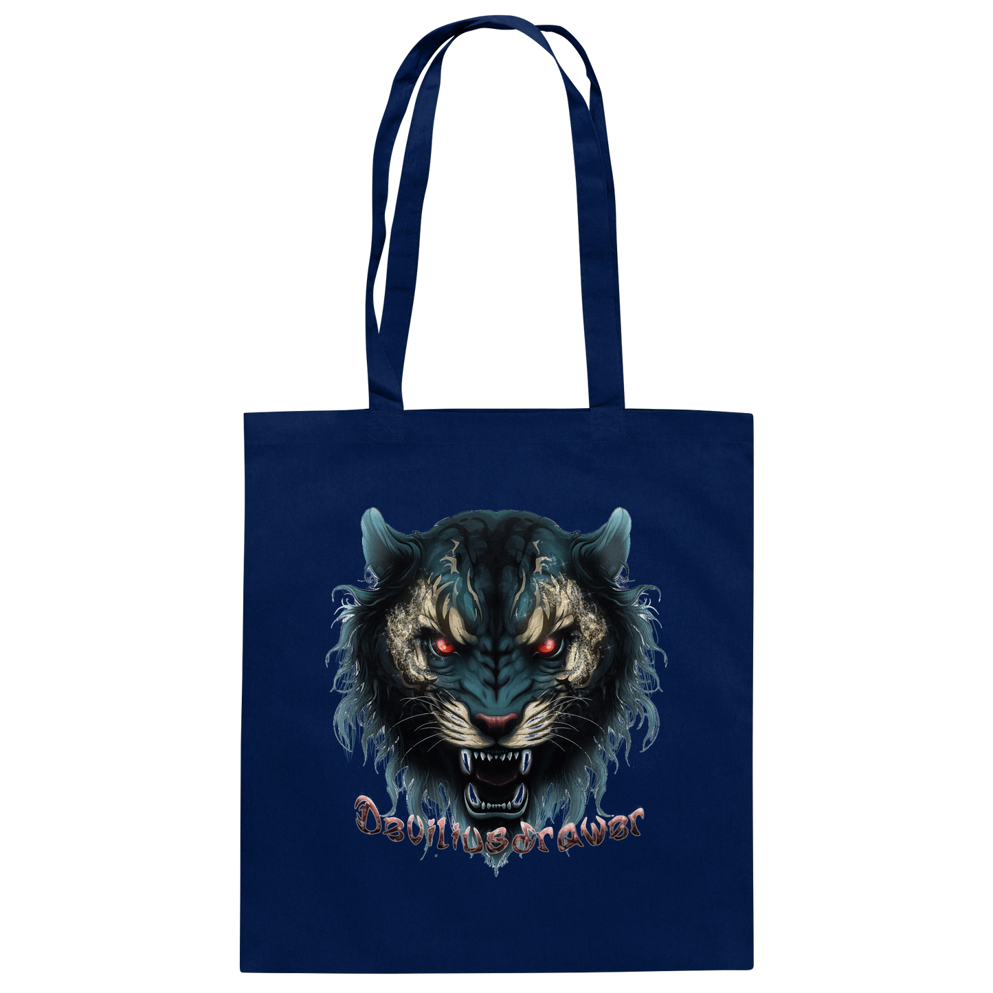 Deviliusdrawer Tigercat - Baumwolltasche