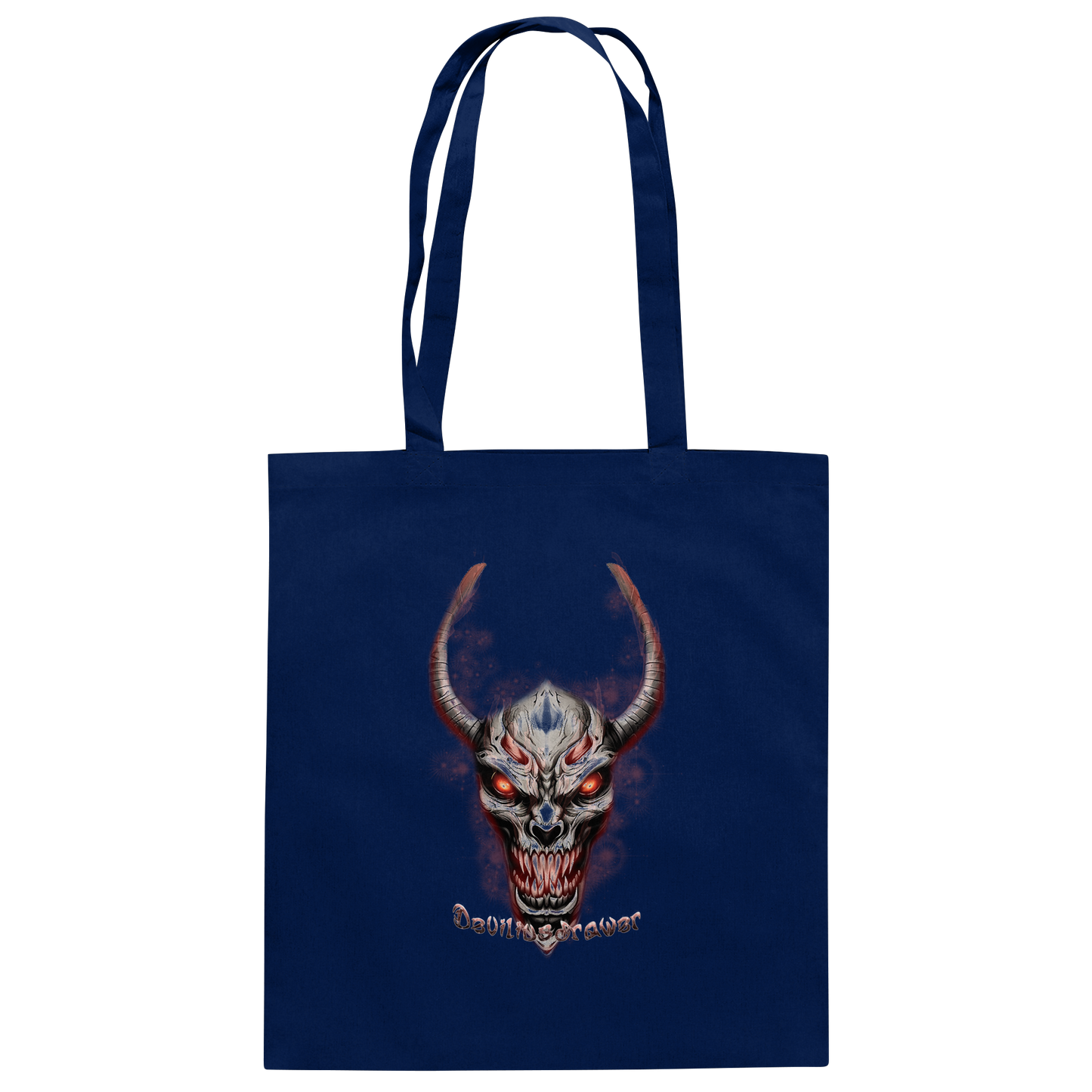 Deviliusdrawer Red Eyed Skeleton - Baumwolltasche