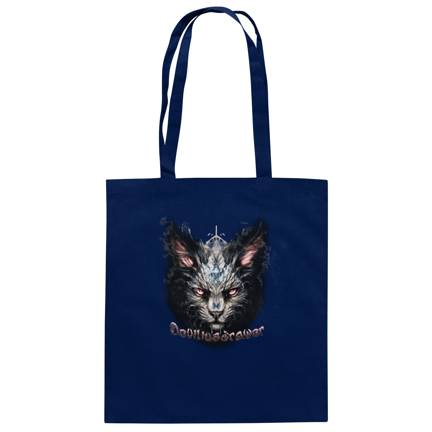 Deviliusdrawer Myshtical Redeyed Cat - Baumwolltasche