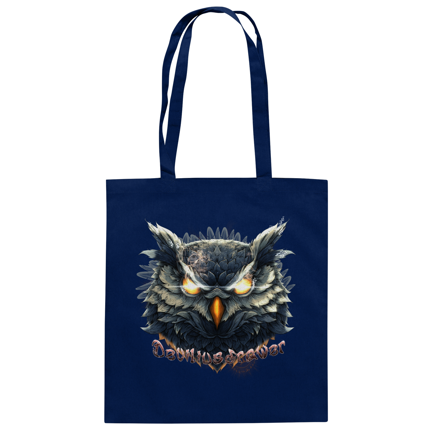 Deviliusdrawer Dark Fire Owl - Baumwolltasche