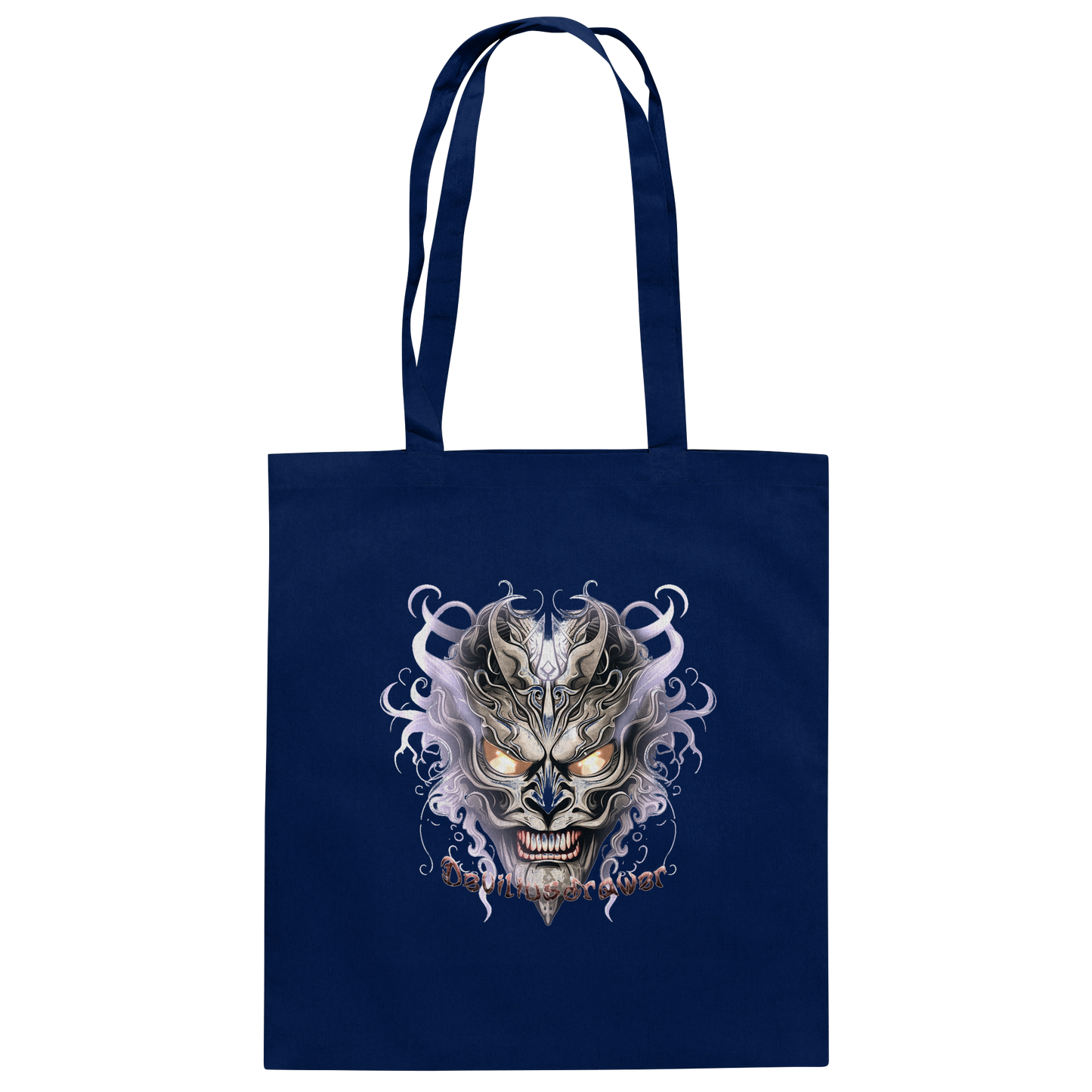 Deviliusdrawer Demon Mask Violet - Baumwolltasche