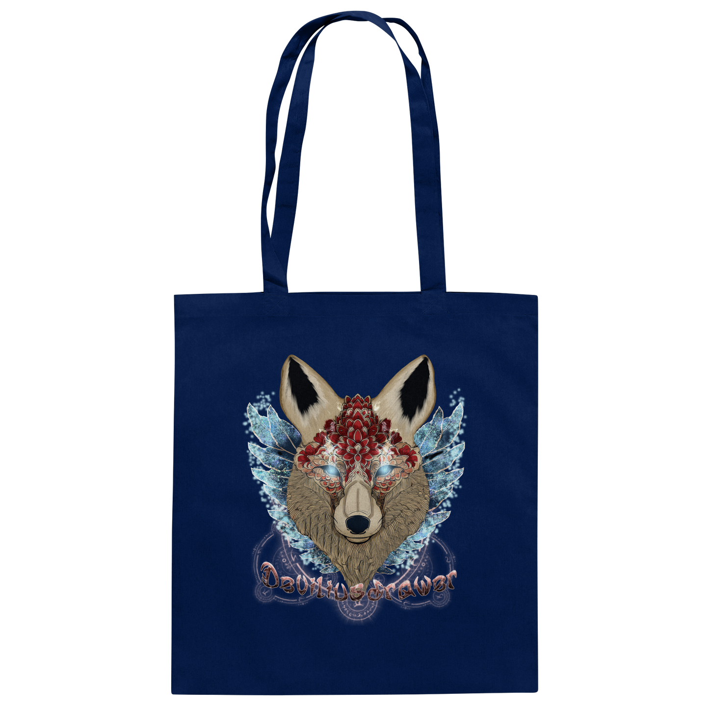Deviliusdrawer Diamond Kitsune - Baumwolltasche