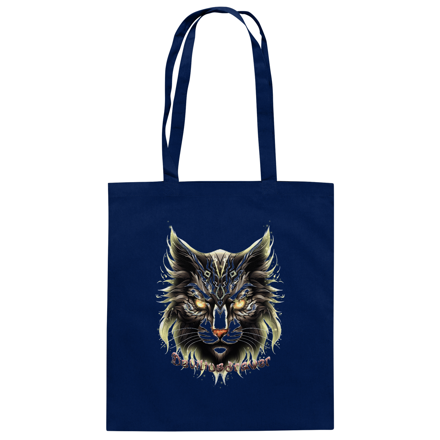 Deviliusdrawer Golden Cat - Baumwolltasche
