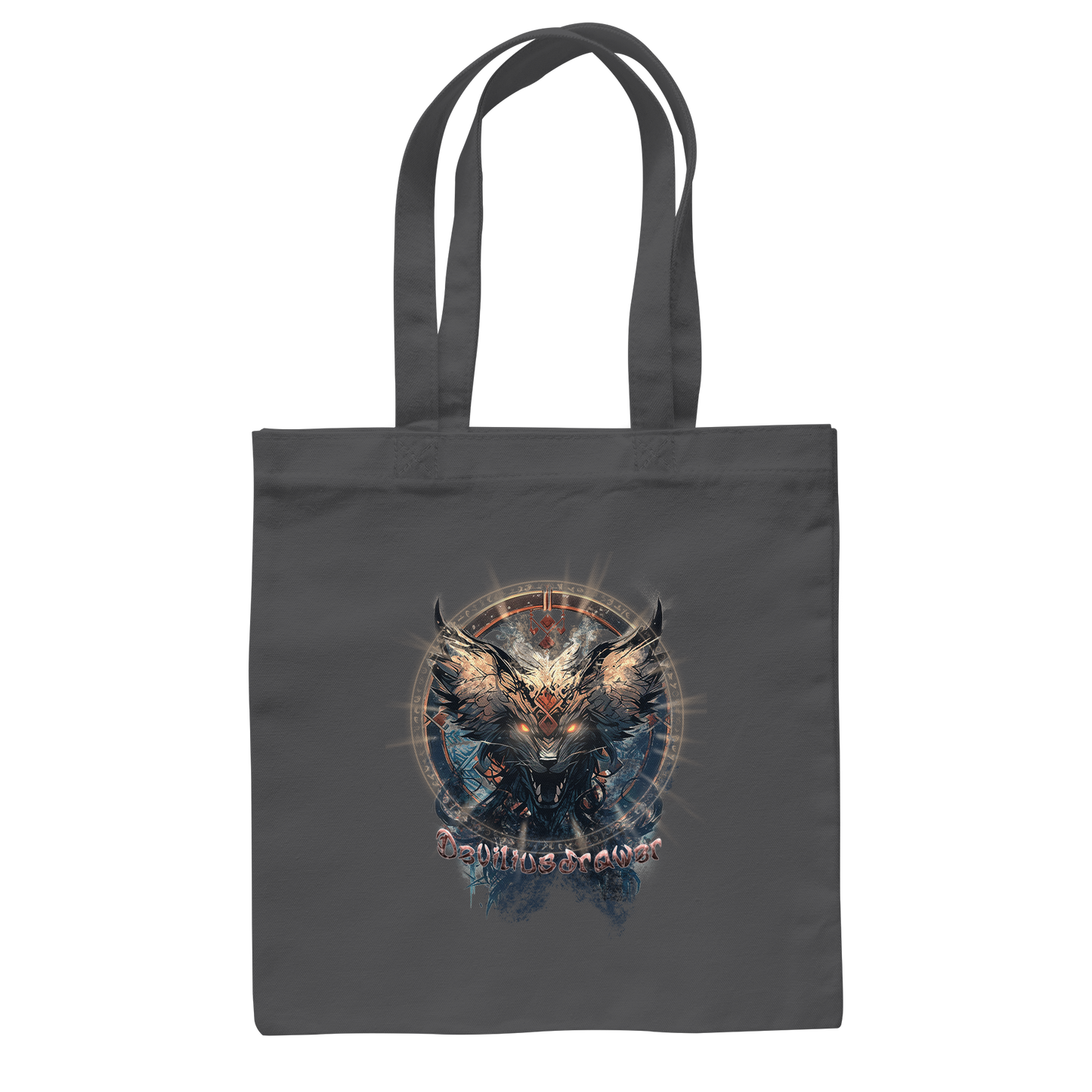Deviliusdrawer Dark Magic Wolf - Baumwolltasche