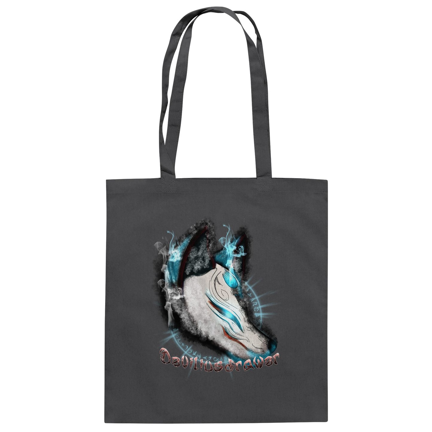 Deviliusdrawer Darkness Kitsune - Baumwolltasche