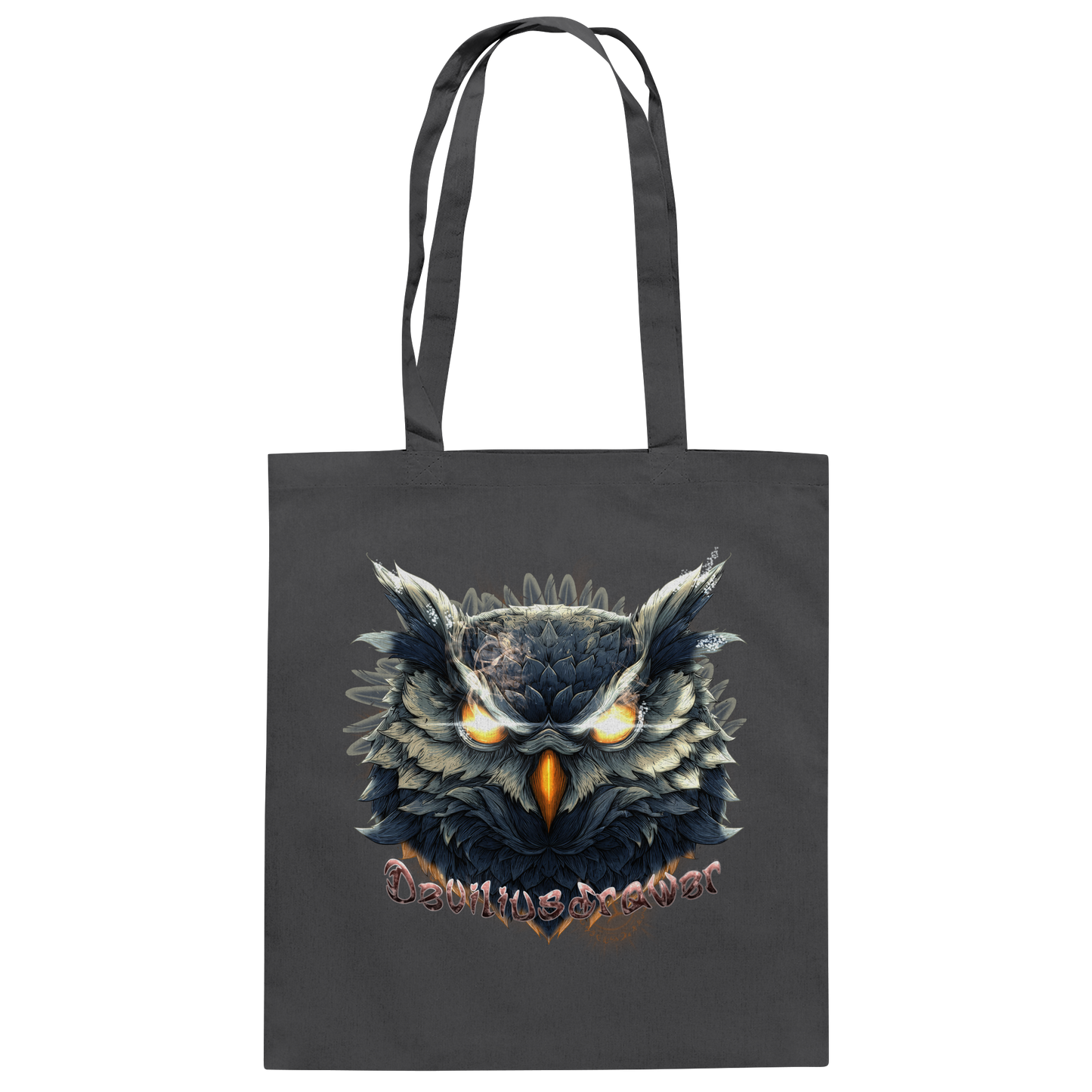 Deviliusdrawer Dark Fire Owl - Baumwolltasche