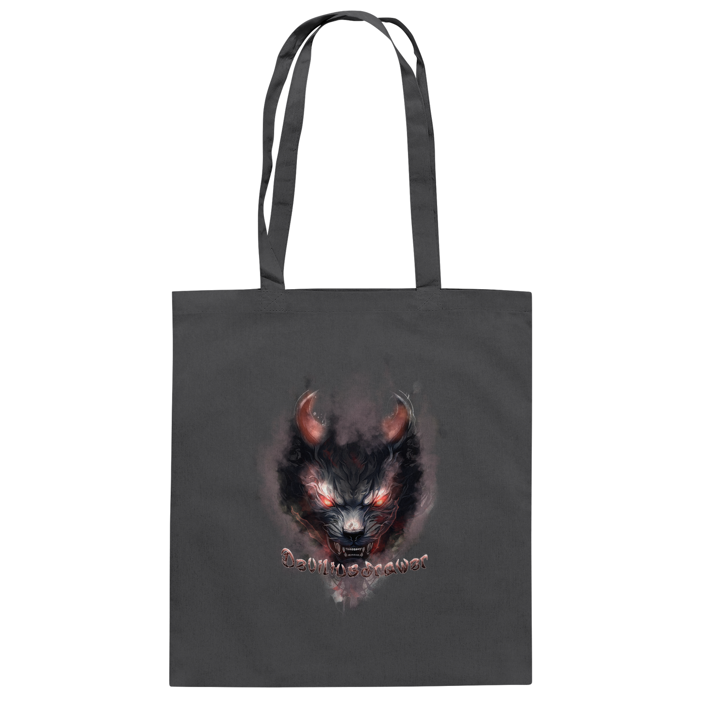 Deviliusdrawer Red Smoked Cat - Baumwolltasche