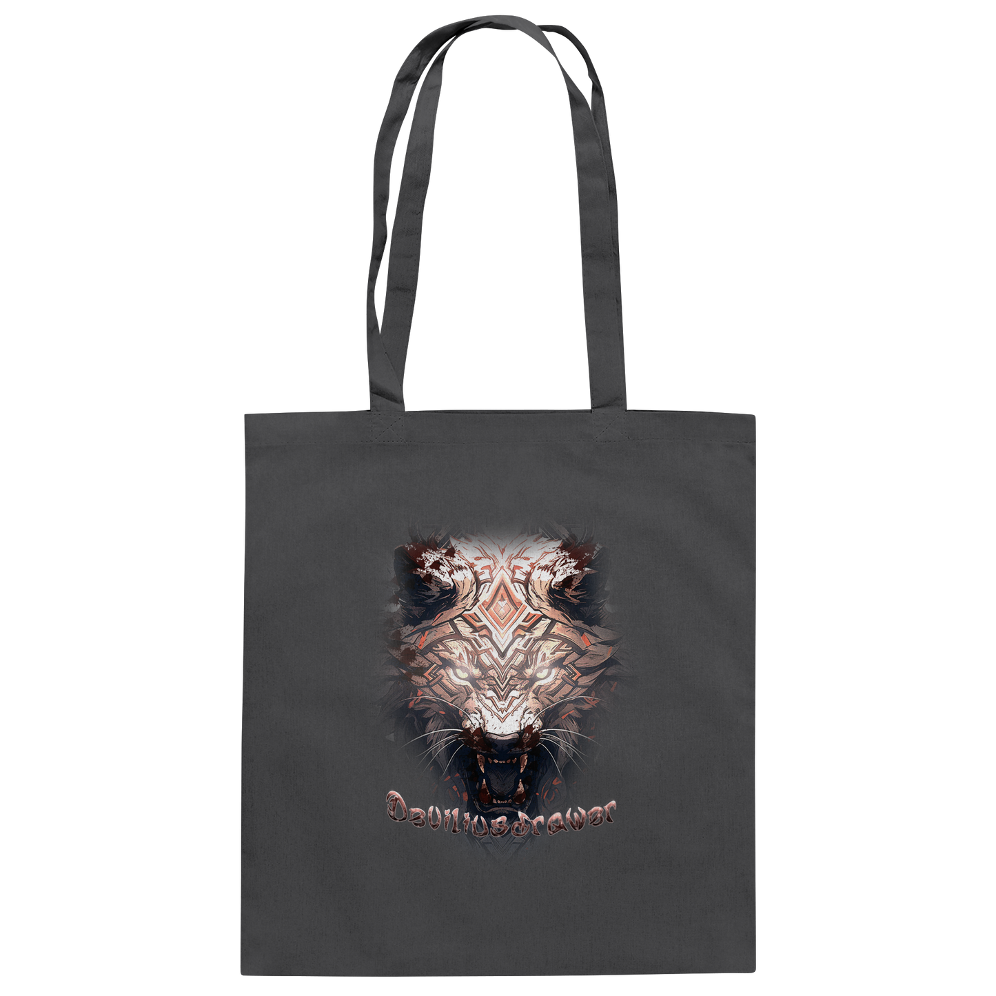 Deviliusdrawer Gold Metal Tiger - Baumwolltasche