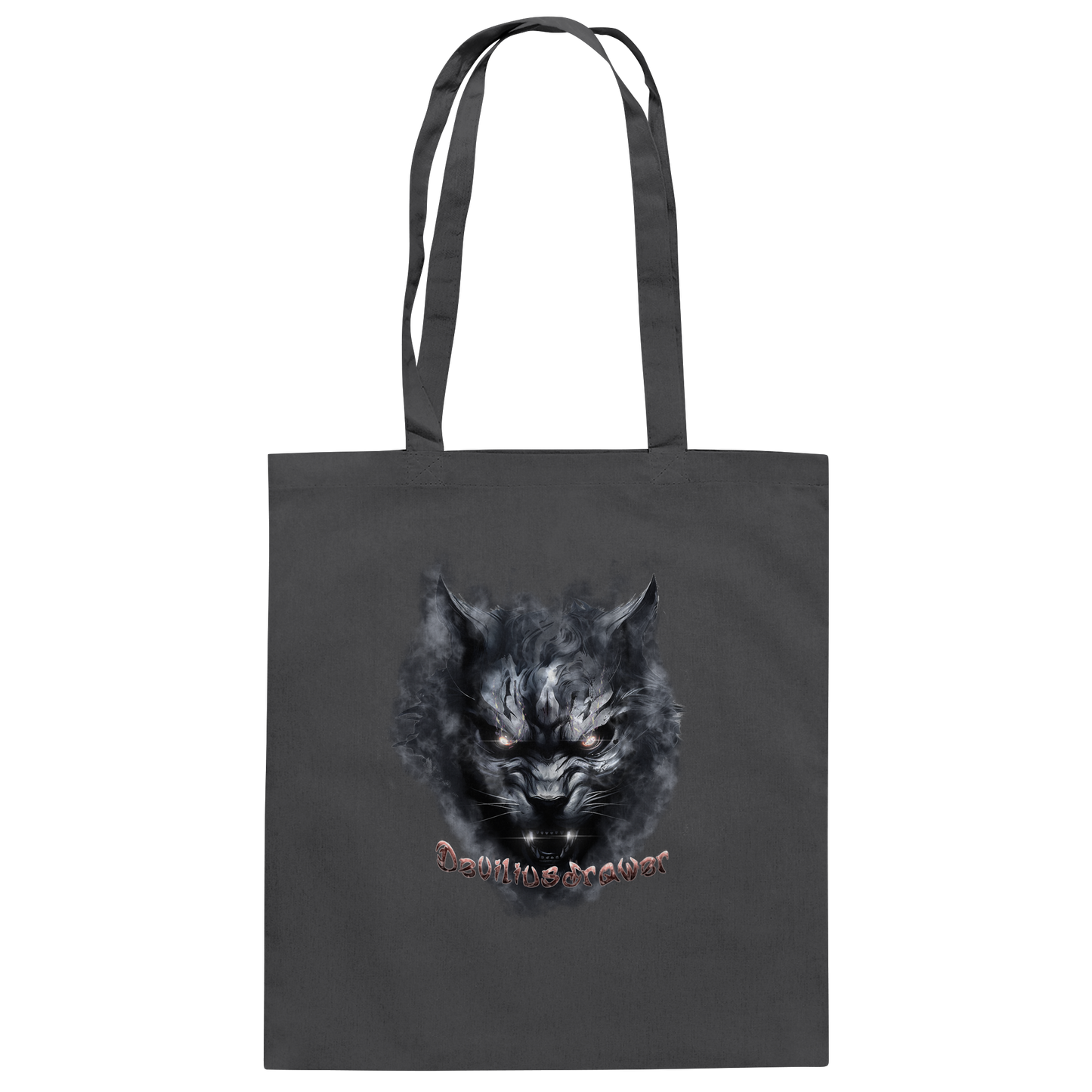 Deviliusdrawer Dark Beast Tiger  - Baumwolltasche