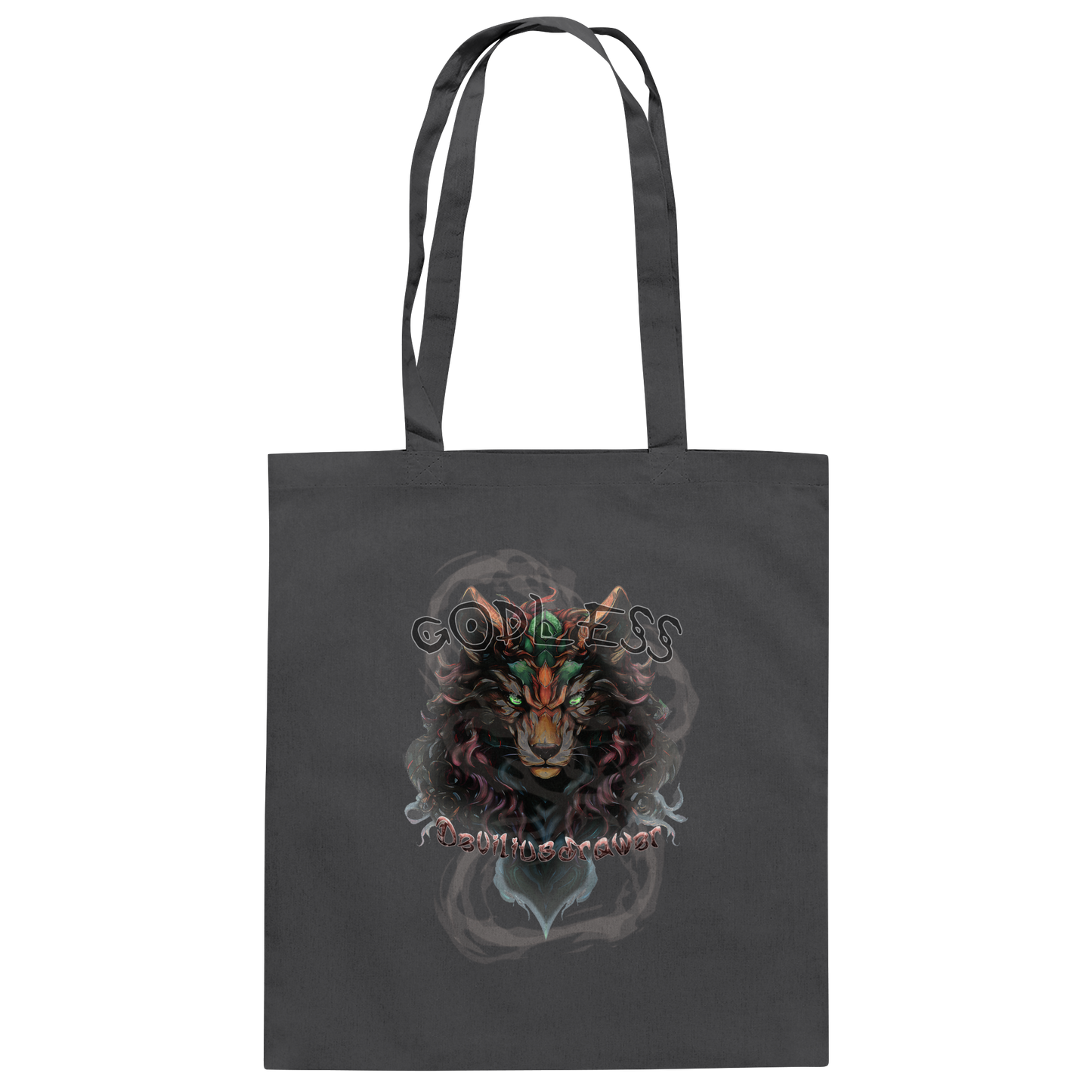 Deviliusdrawer Godless Wolf - Baumwolltasche