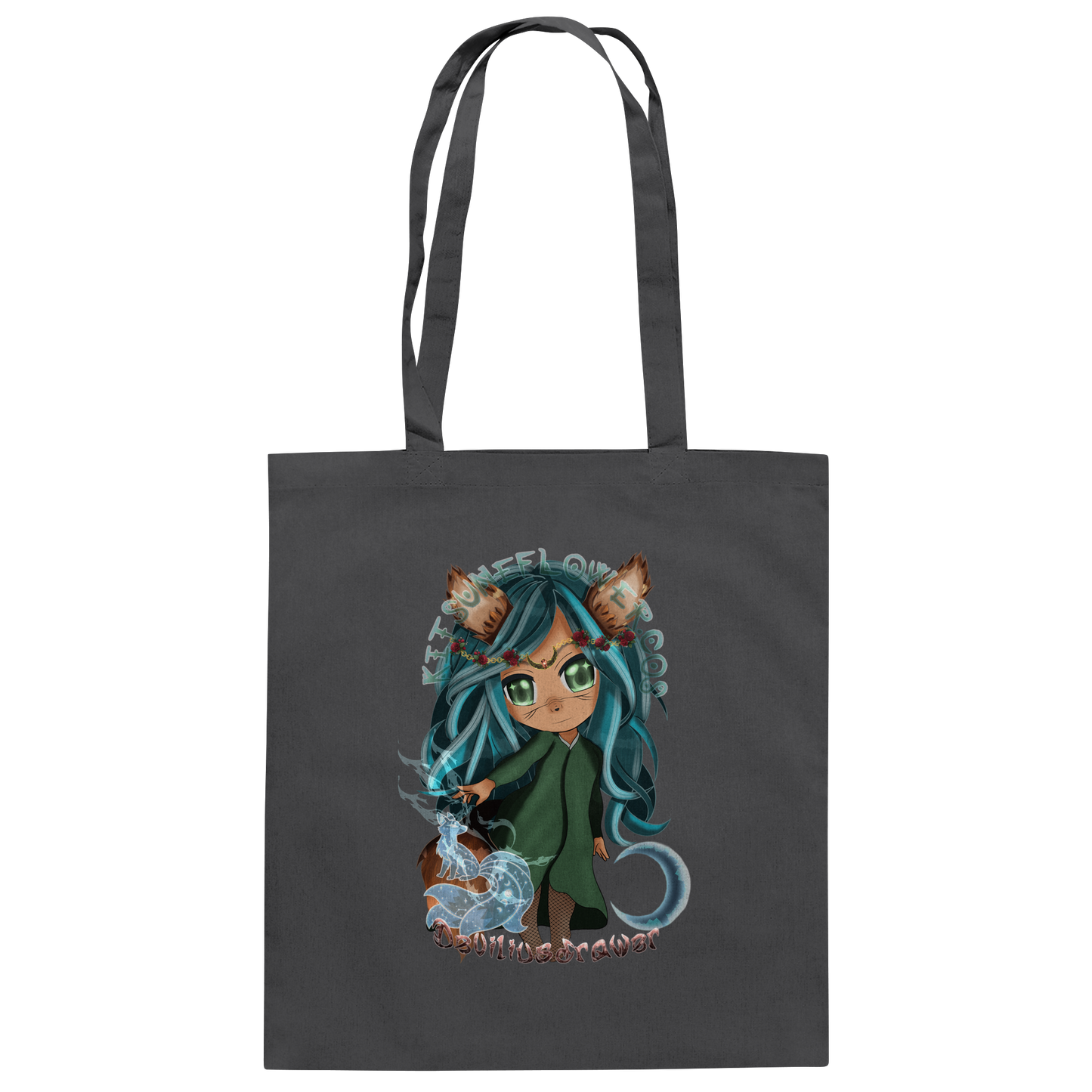 Deviliusdrawer Kitsuneflower - Baumwolltasche