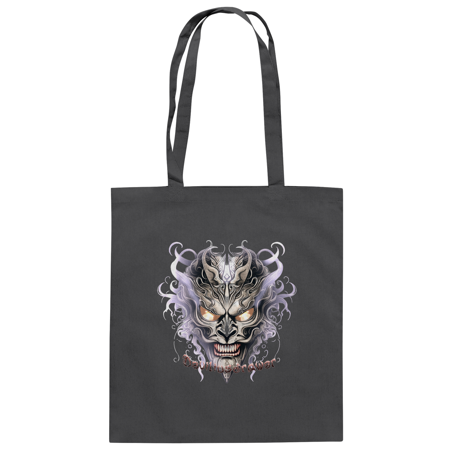 Deviliusdrawer Demon Mask Violet - Baumwolltasche