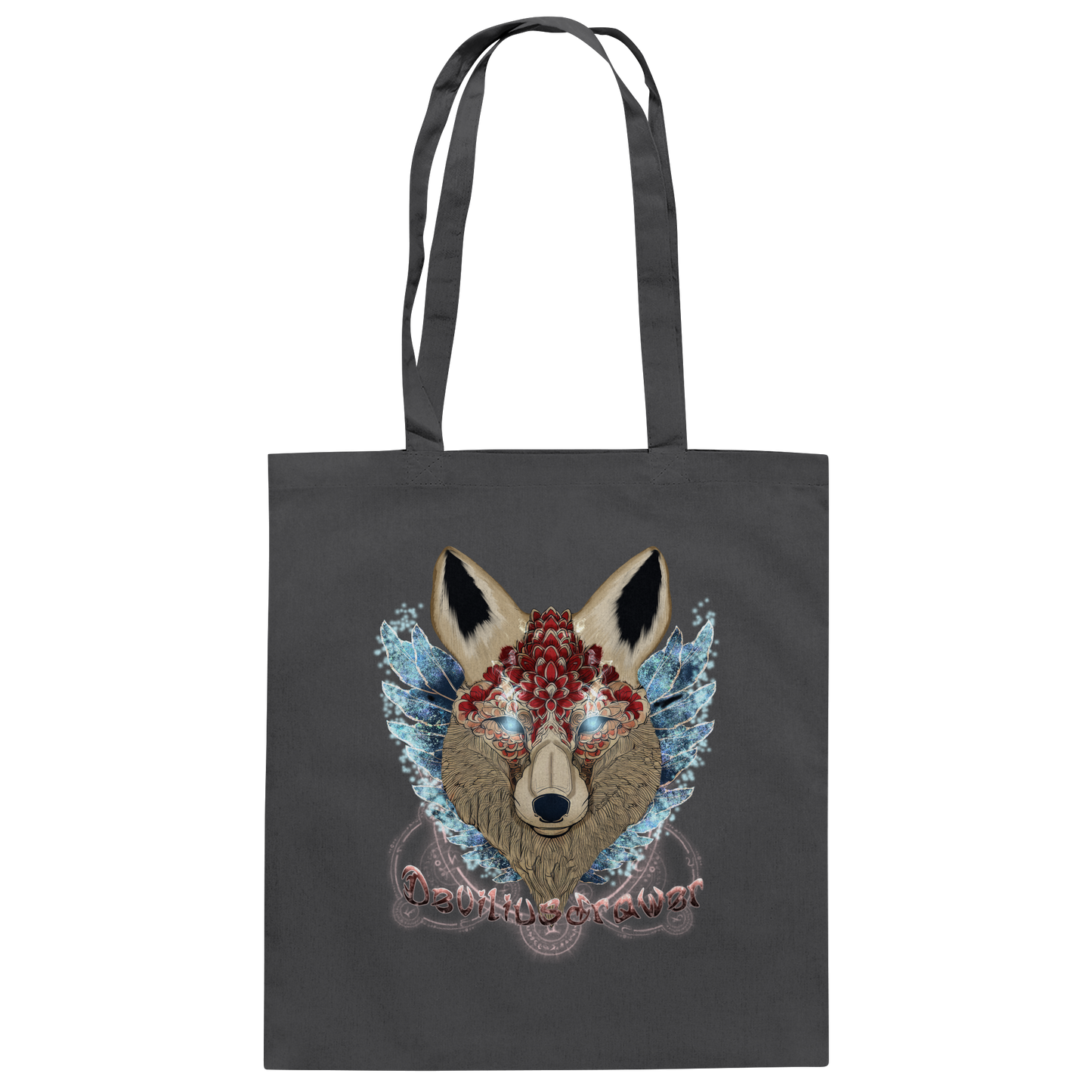 Deviliusdrawer Diamond Kitsune - Baumwolltasche