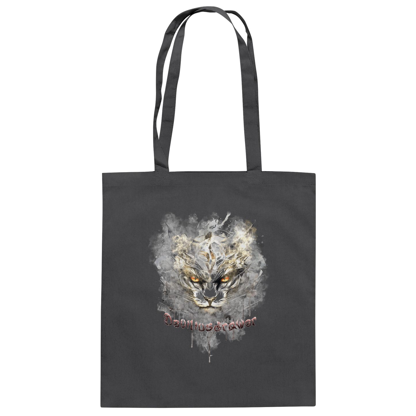 Deviliusdrawer White Catgod - Baumwolltasche