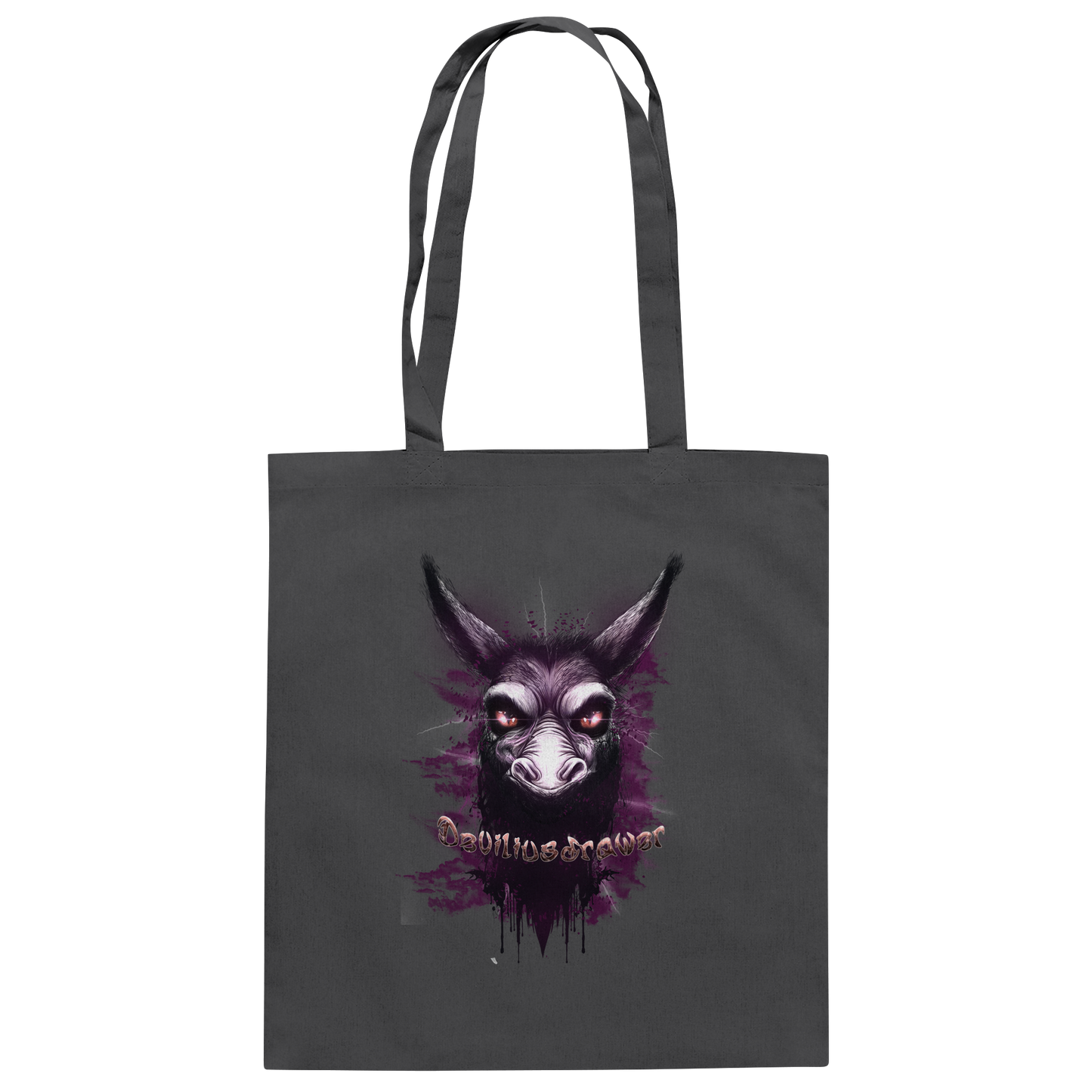 Deviliusdrawer Purple Donkey - Baumwolltasche