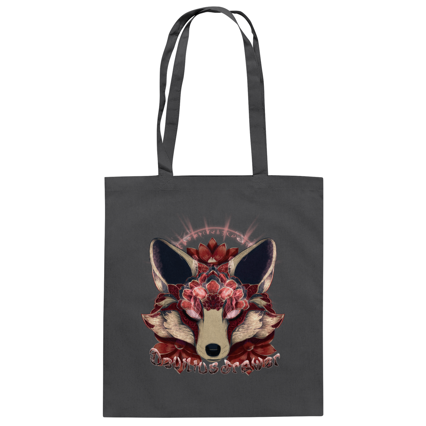 Deviliusdrawer Fire Kitsune - Baumwolltasche