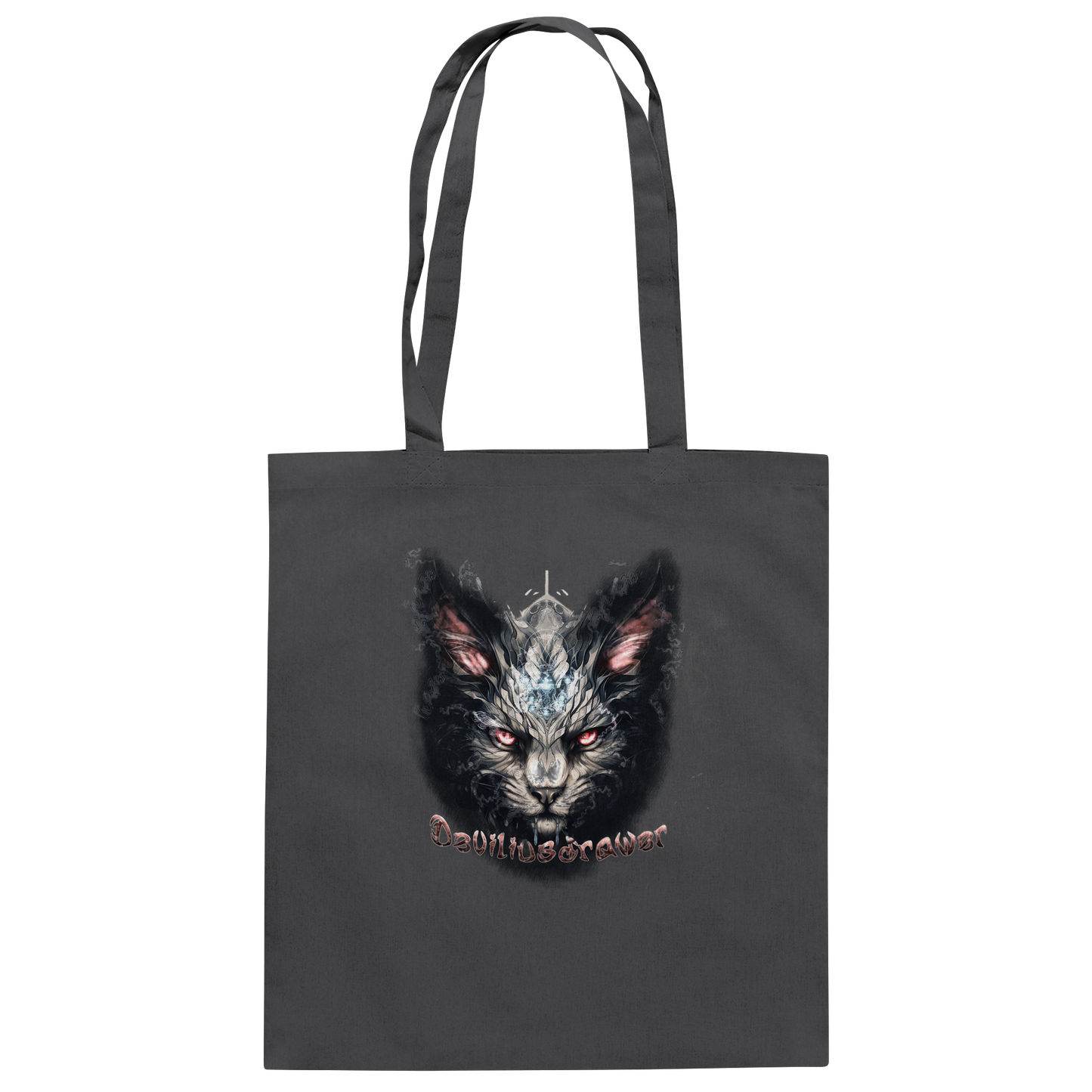 Deviliusdrawer Myshtical Redeyed Cat - Baumwolltasche