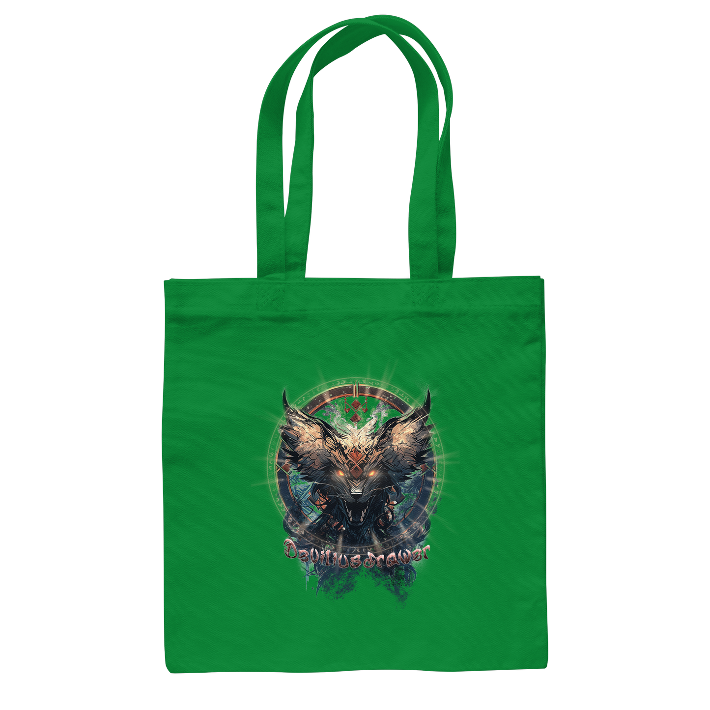 Deviliusdrawer Dark Magic Wolf - Baumwolltasche