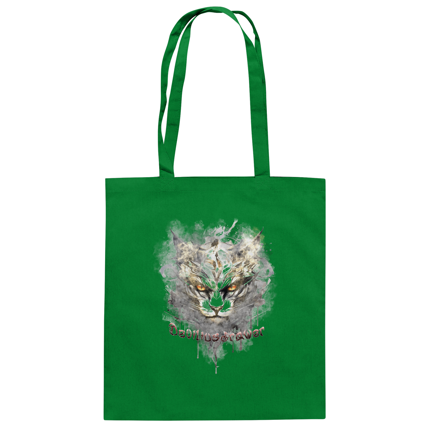 Deviliusdrawer White Catgod - Baumwolltasche