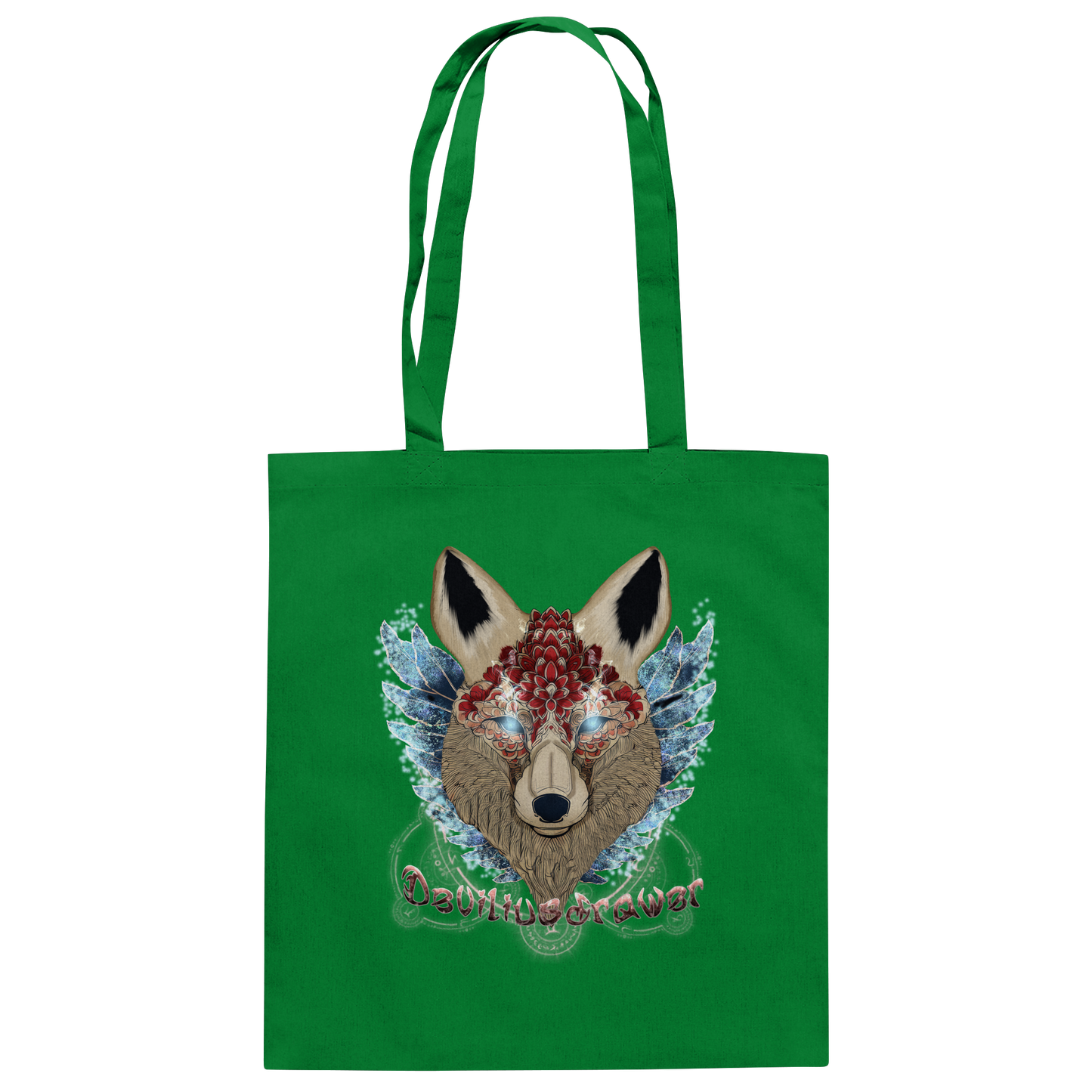 Deviliusdrawer Diamond Kitsune - Baumwolltasche