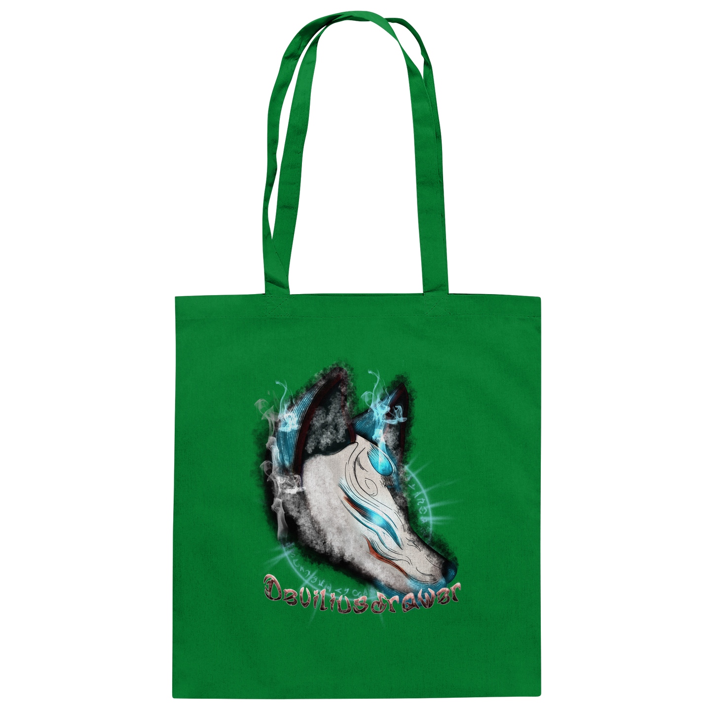 Deviliusdrawer Darkness Kitsune - Baumwolltasche