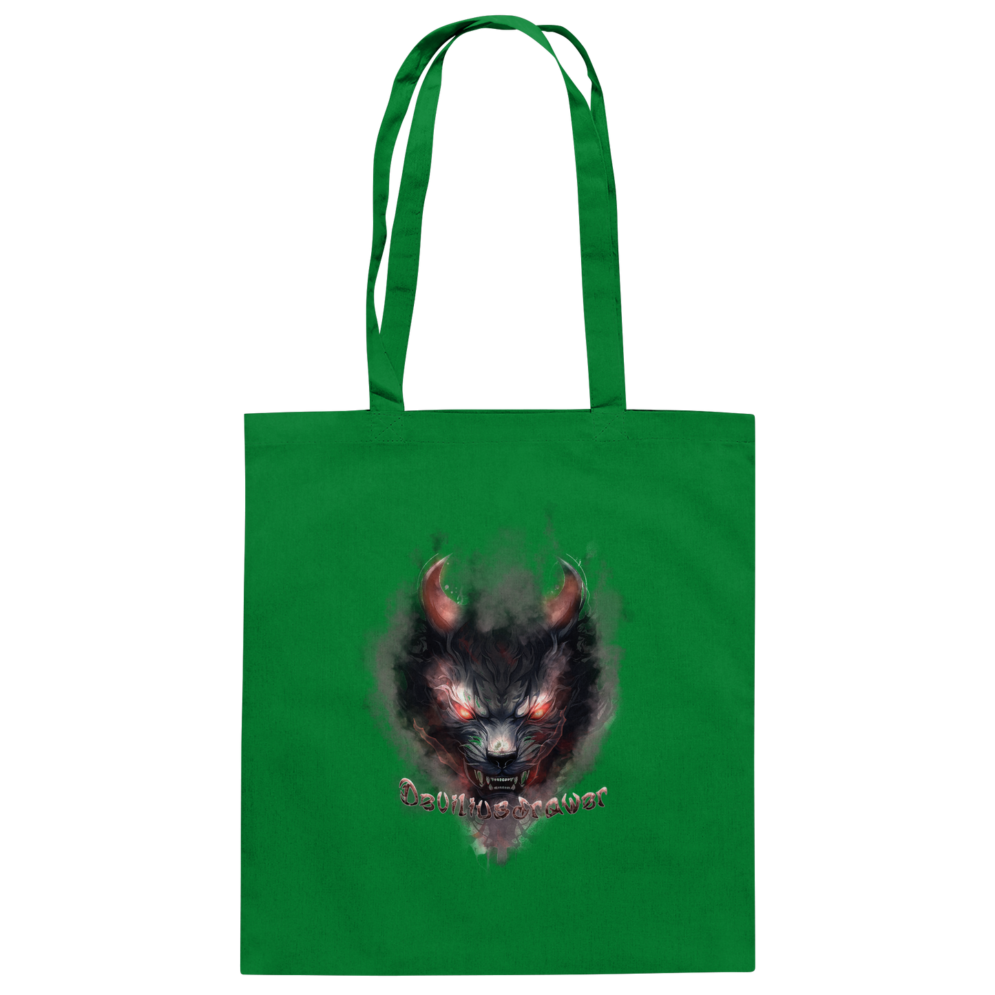 Deviliusdrawer Red Smoked Cat - Baumwolltasche