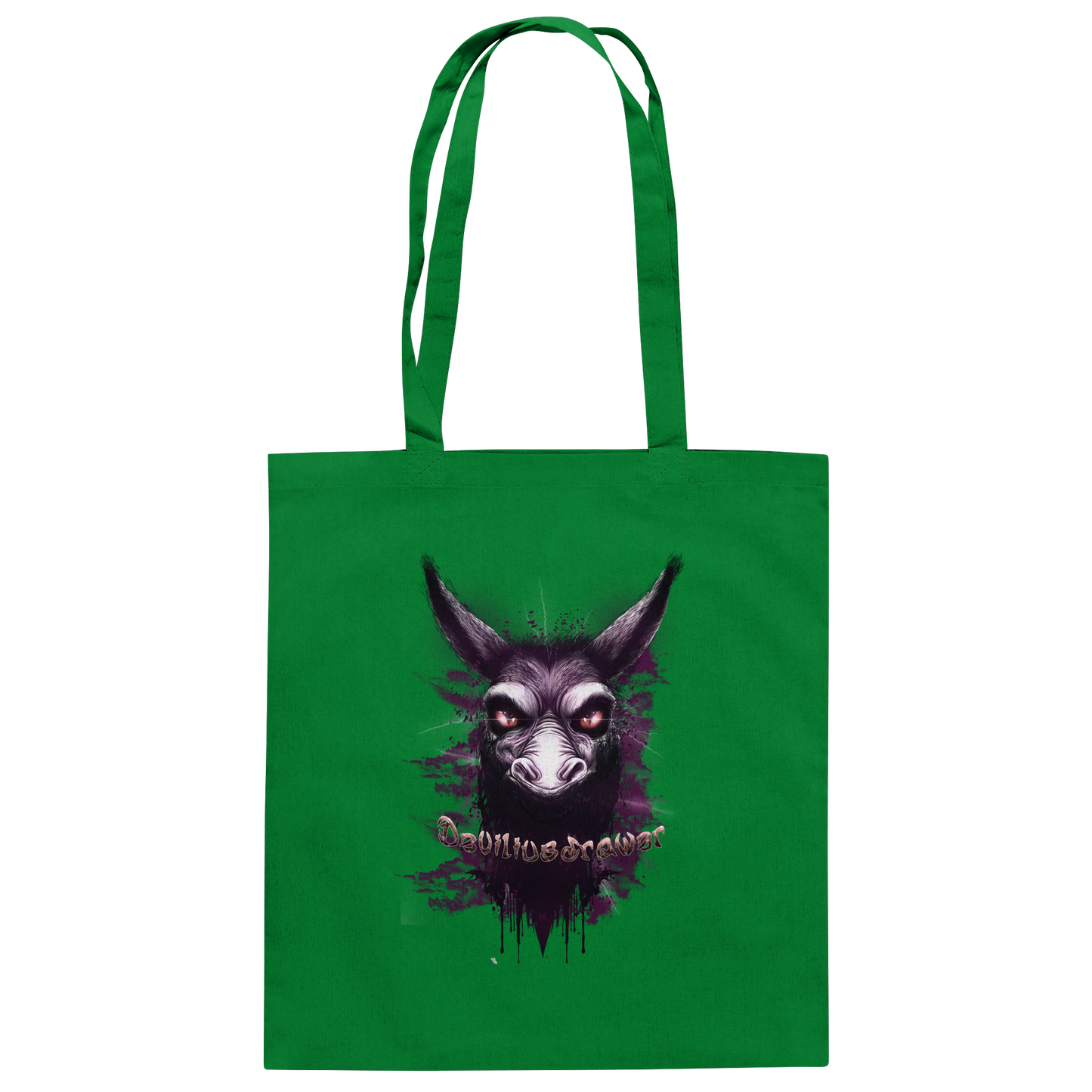 Deviliusdrawer Purple Donkey - Baumwolltasche
