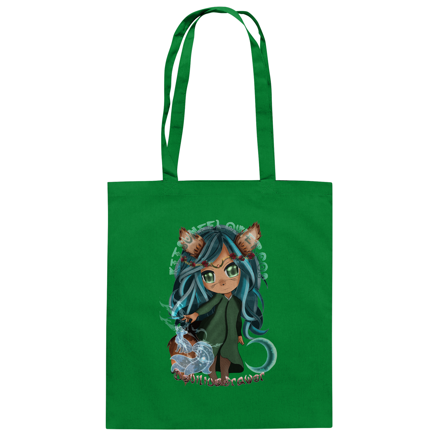 Deviliusdrawer Kitsuneflower - Baumwolltasche