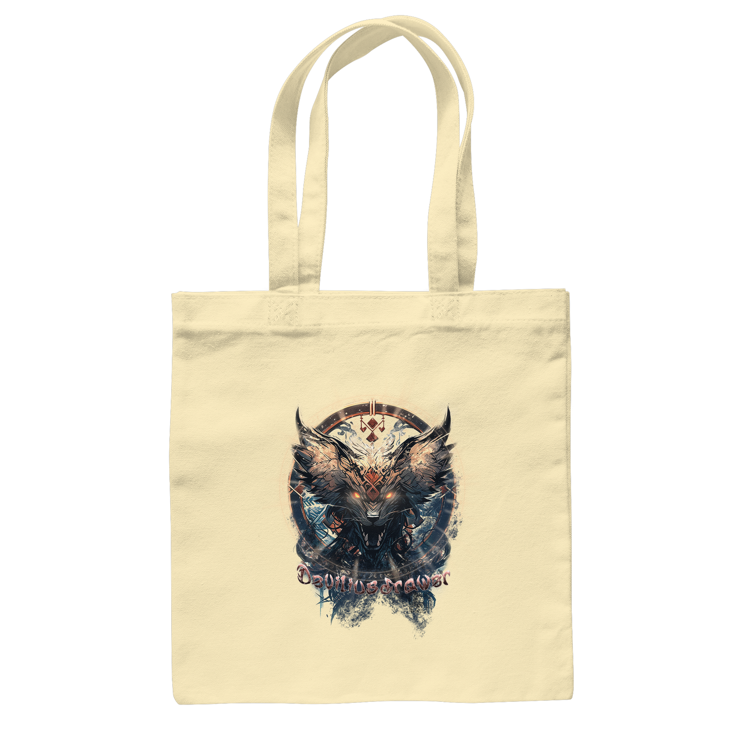 Deviliusdrawer Dark Magic Wolf - Baumwolltasche