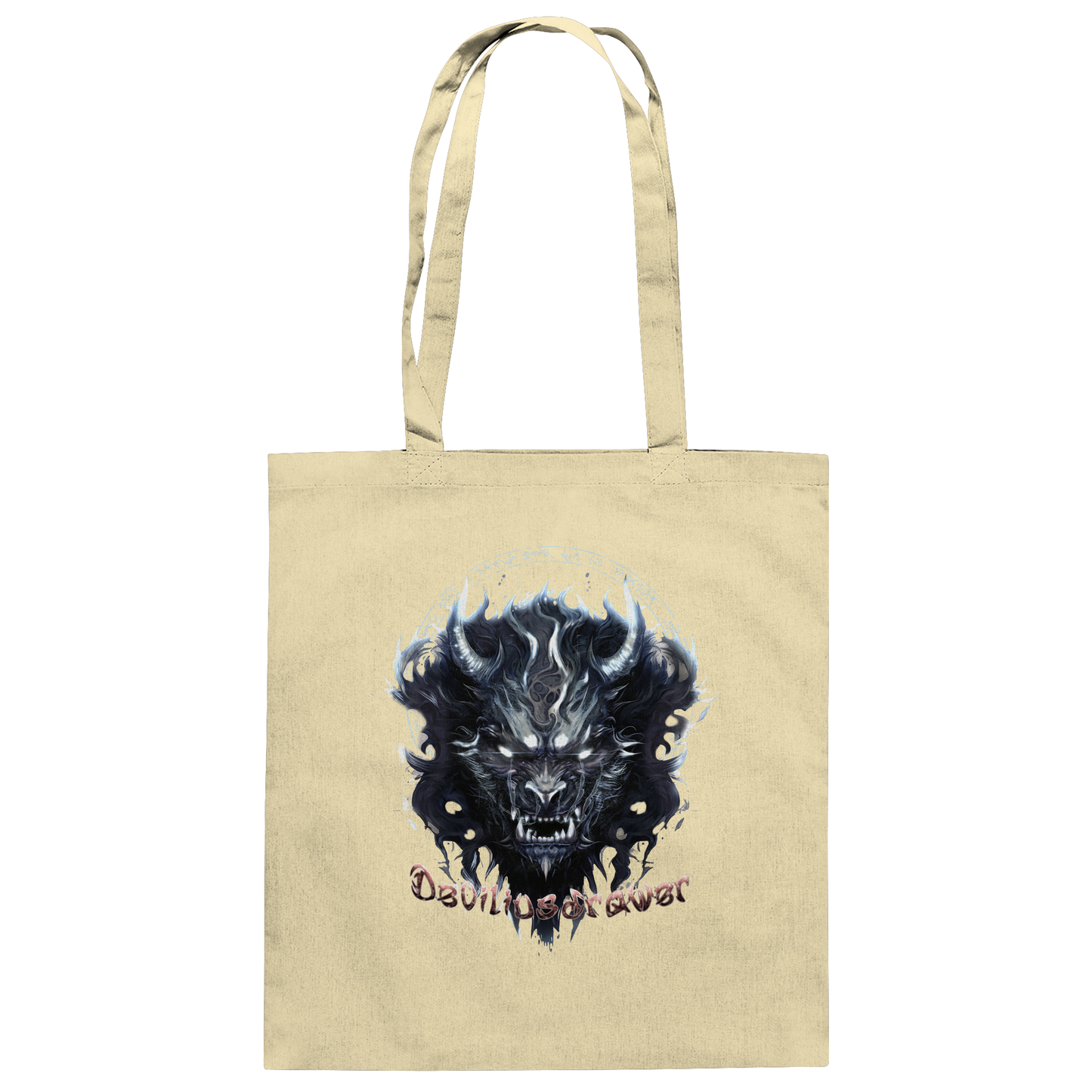 Deviliusdrawer Dark Wolf Mask - Baumwolltasche