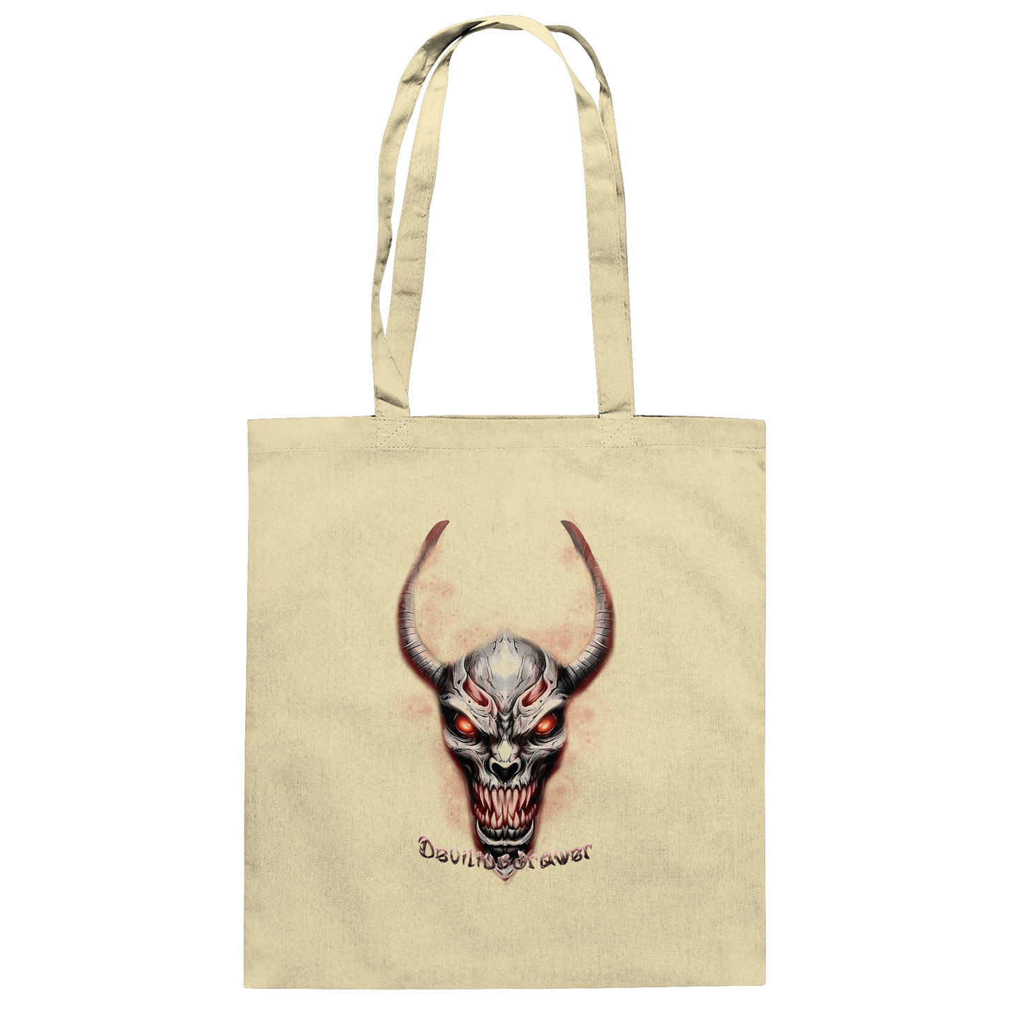 Deviliusdrawer Red Eyed Skeleton - Baumwolltasche