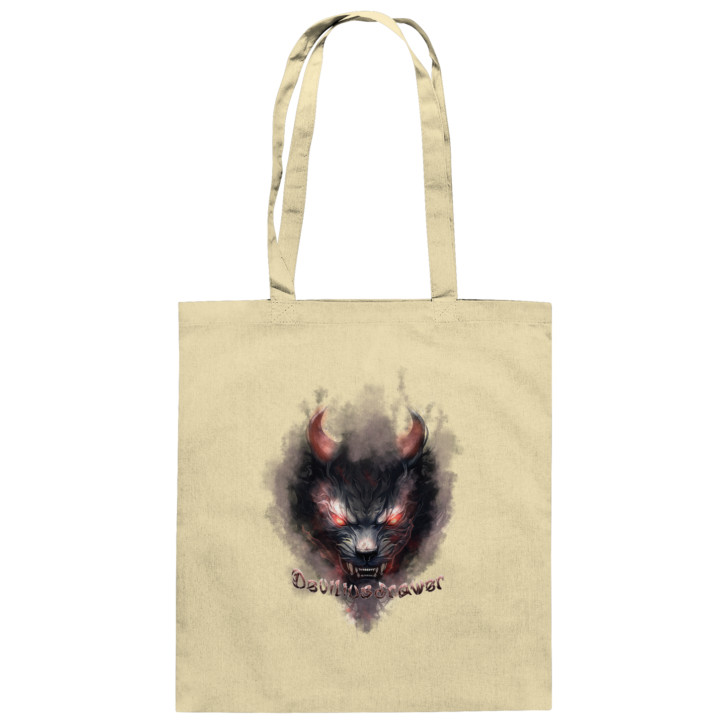 Deviliusdrawer Red Smoked Cat - Baumwolltasche