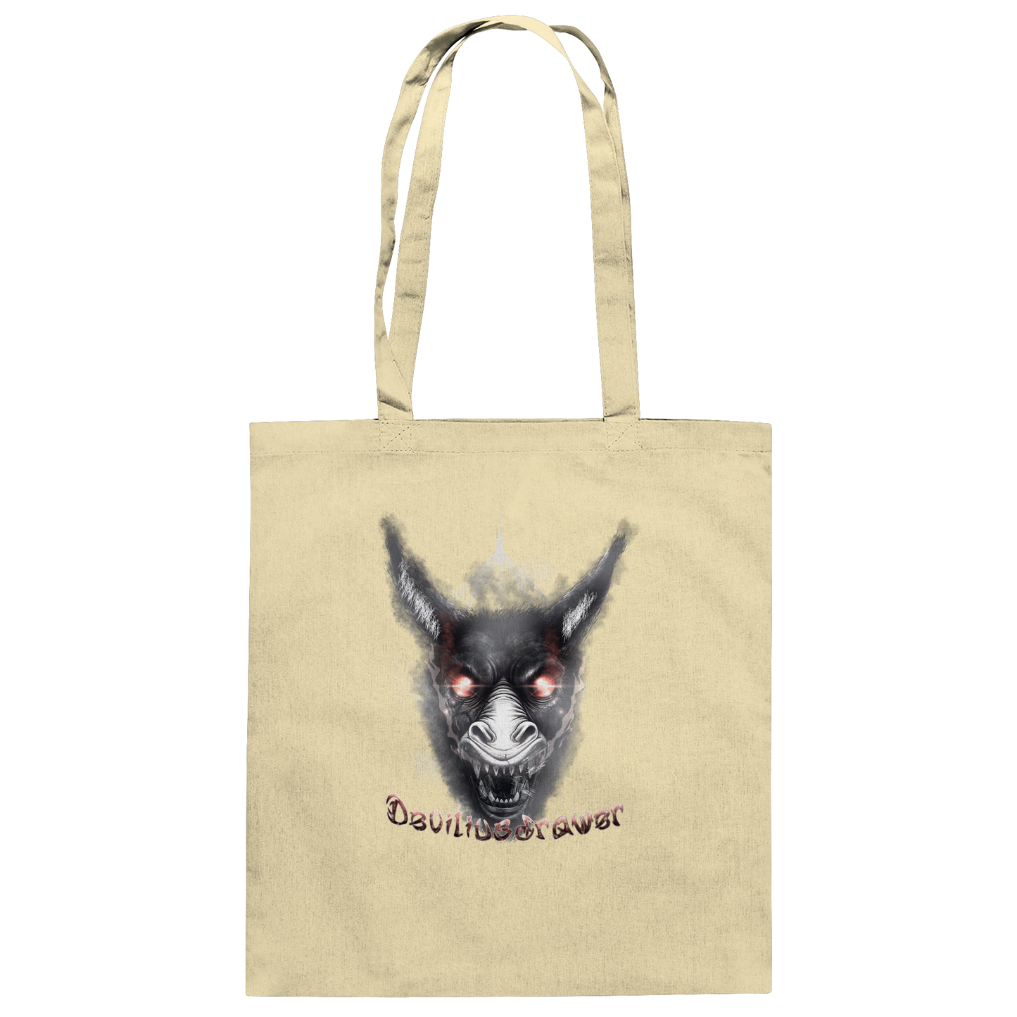 Deviliusdrawer Evil Donkey - Baumwolltasche