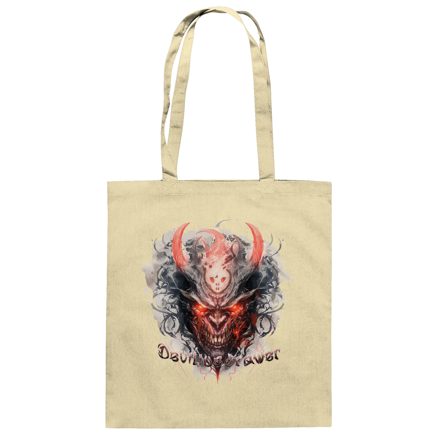 Deviliusdrawer Red Horn Devil - Baumwolltasche