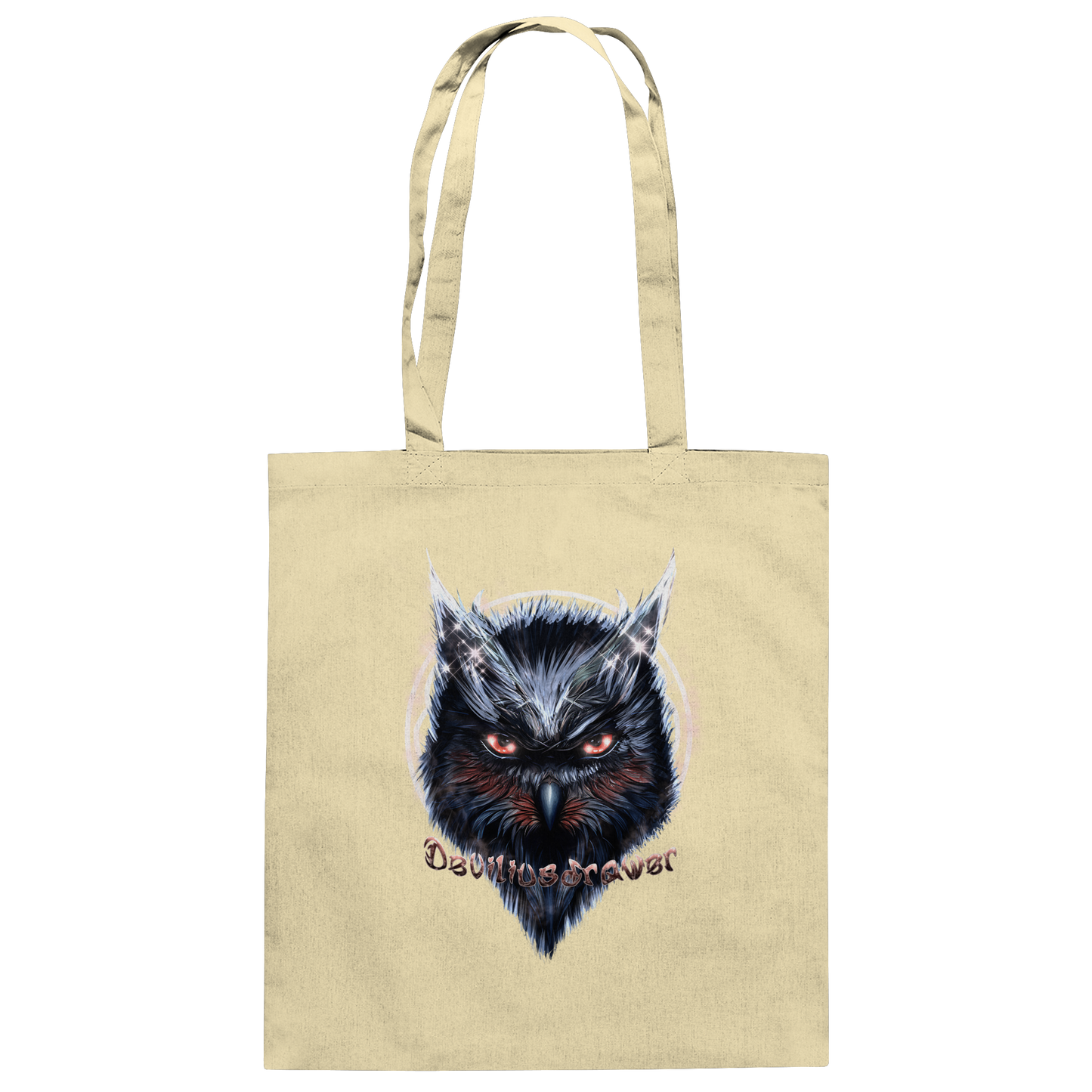 Deviliusdrawer Fire Owl - Baumwolltasche