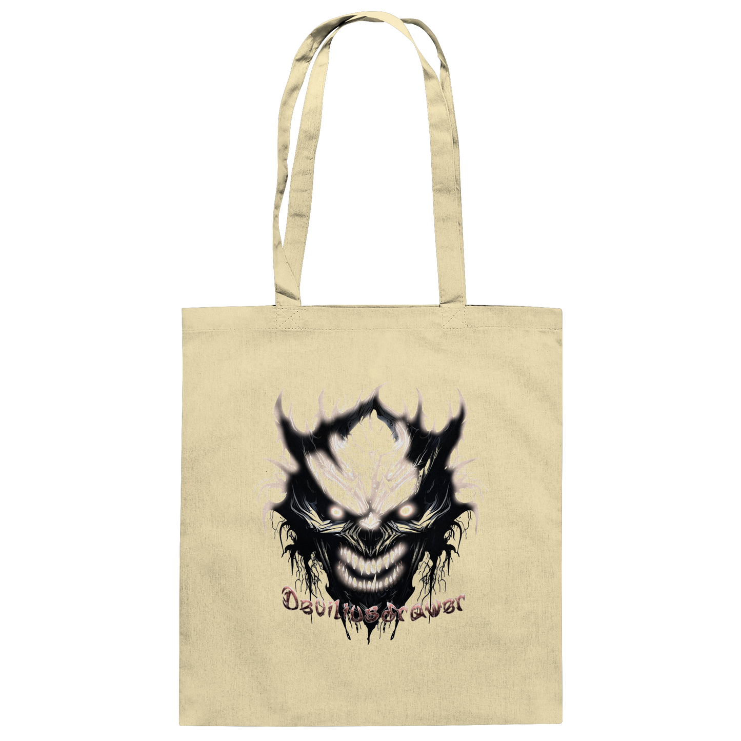 Deviliusdrawer Crazy Glow Devil - Baumwolltasche