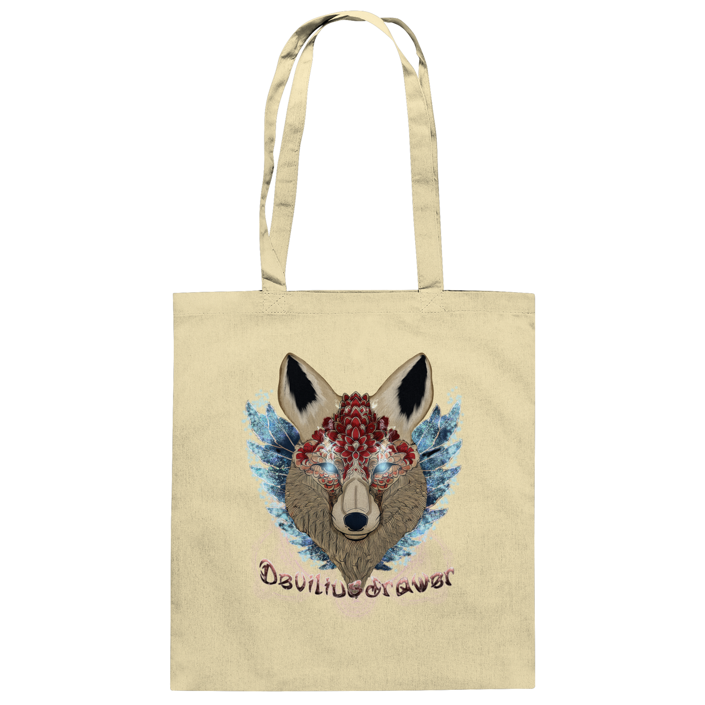 Deviliusdrawer Diamond Kitsune - Baumwolltasche