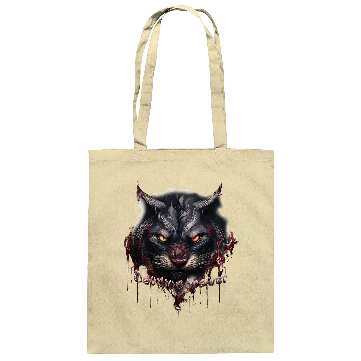Deviliusdrawer Badass Cat - Baumwolltasche